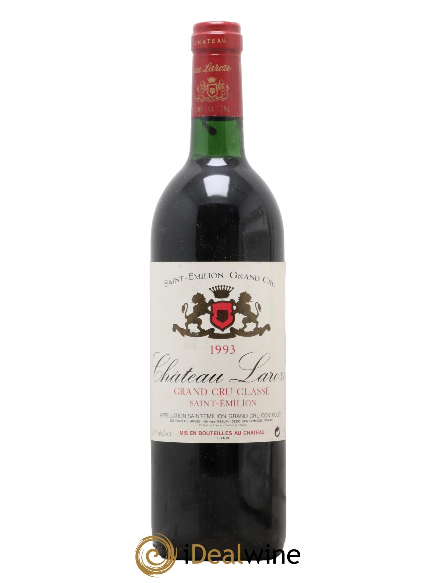 Château Laroze Grand Cru Classé 1993 - Posten von 1 Flasche - 0