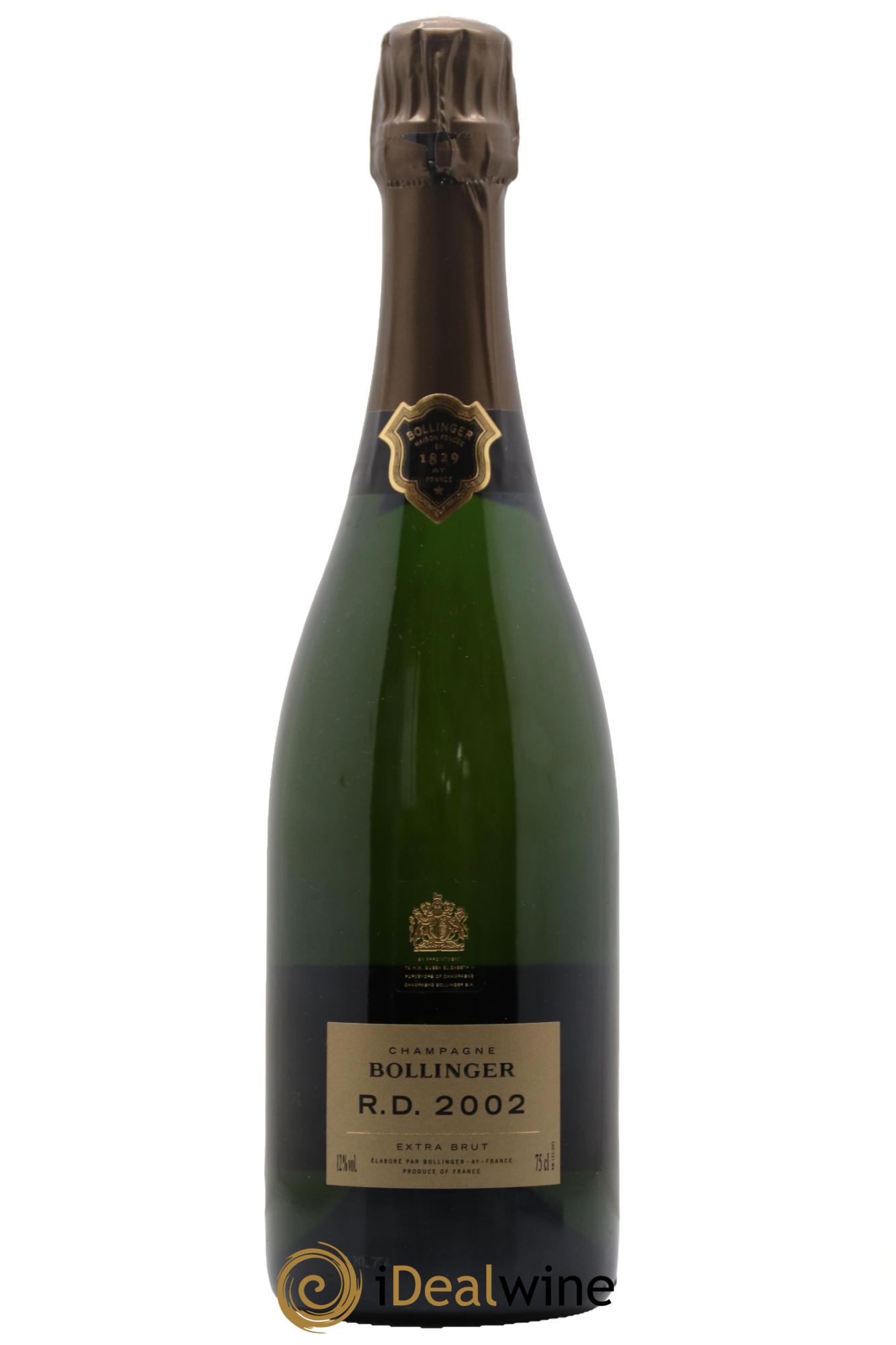 R.D. Extra Brut Bollinger 2002 - Lot de 1 bouteille - 0