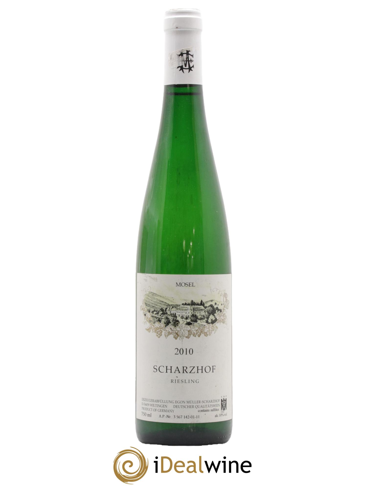 Riesling Scharzhof Egon Muller 2010 - Lot of 1 bottle - 0