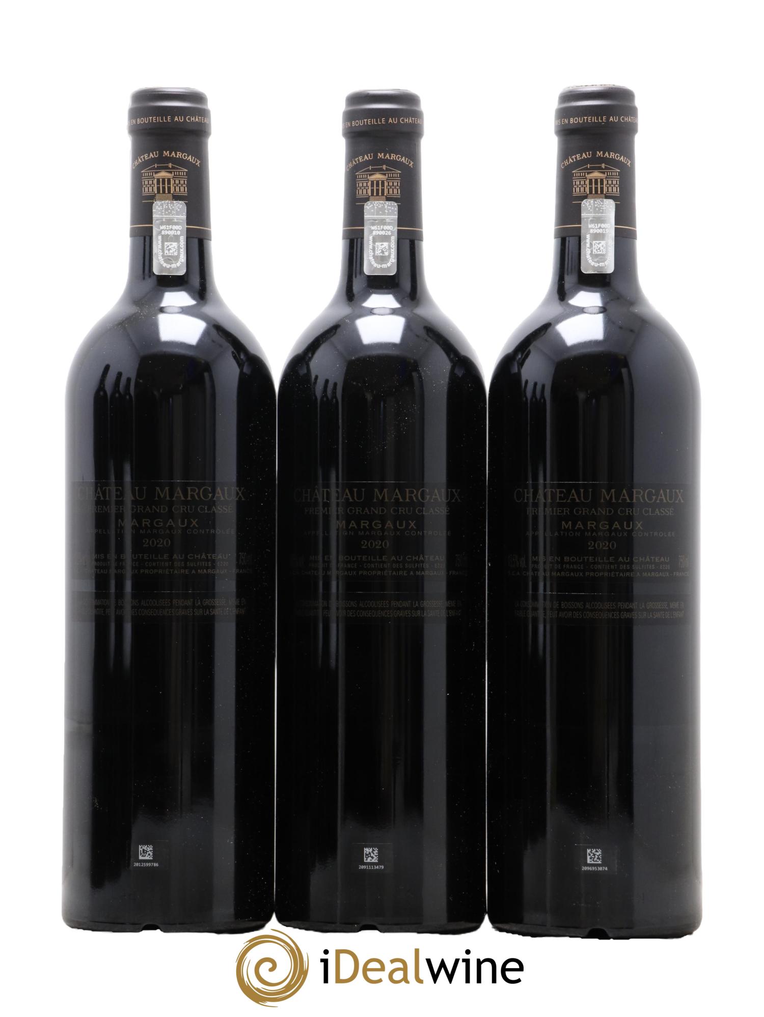 Château Margaux 1er Grand Cru Classé 2020 - Lot de 6 bouteilles - 4