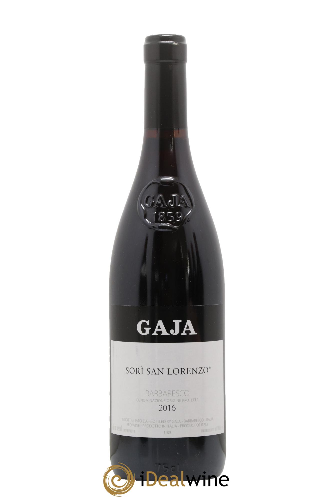 Barbaresco DOCG Sori San Lorenzo Angelo Gaja 2016 - Posten von 1 Flasche - 0