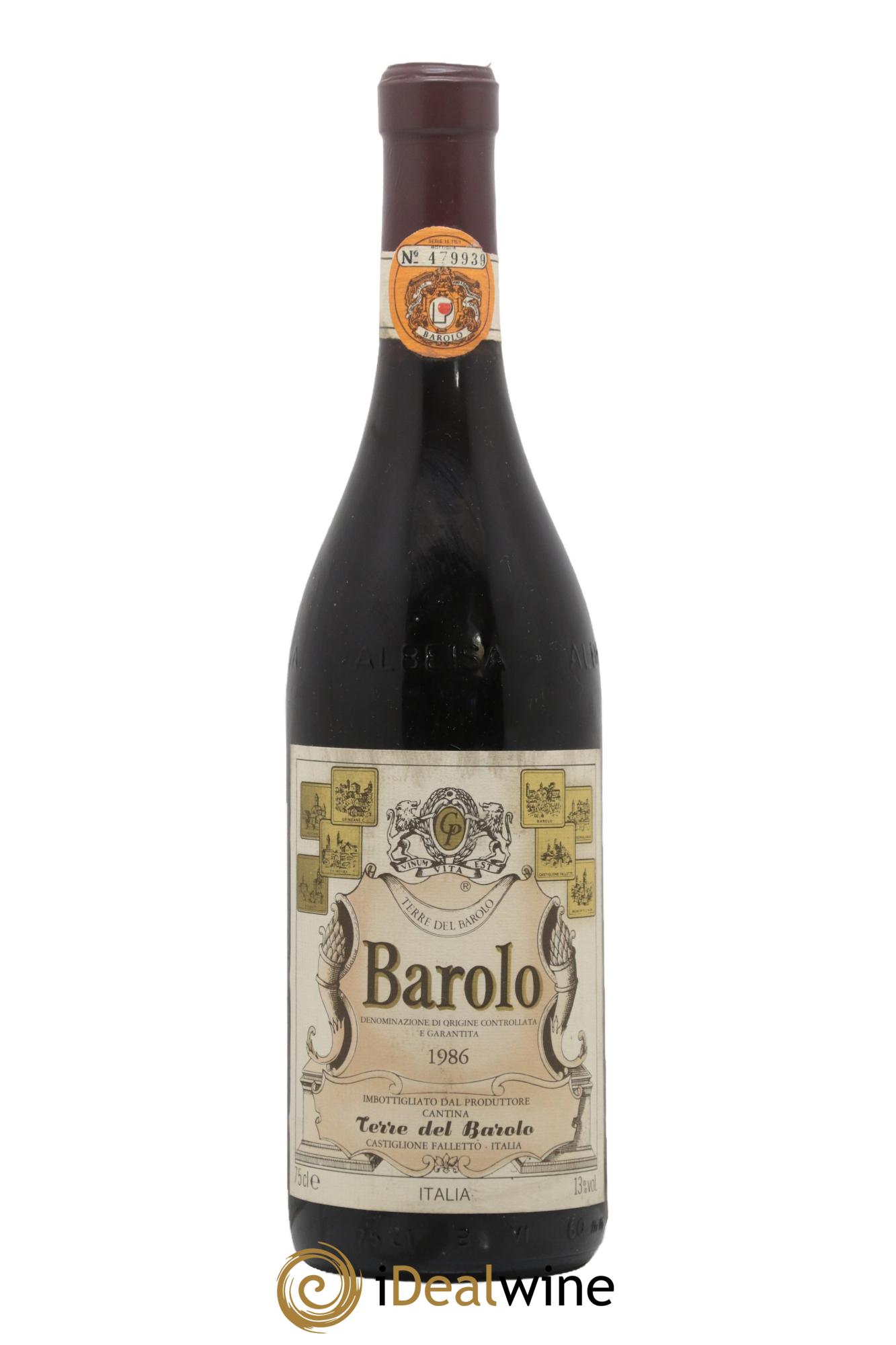 Barolo DOCG Terre Del Barolo 1986 - Lotto di 1 bottiglia - 0