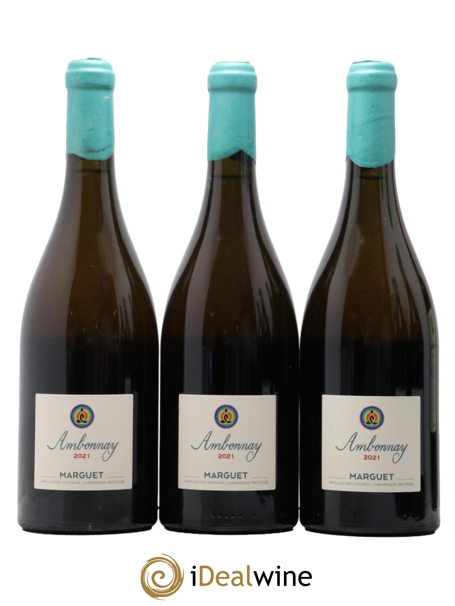 Coteaux Champenois Ambonnay Blanc Marguet 2021 - Lot de 3 bouteilles - 0