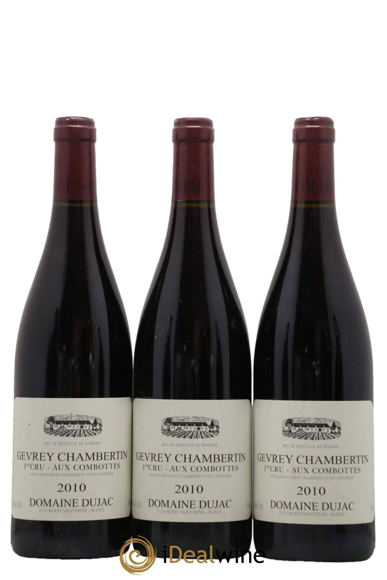 Gevrey-Chambertin 1er Cru Aux Combottes Dujac (Domaine) 2010 - Lot de 3 bouteilles - 0