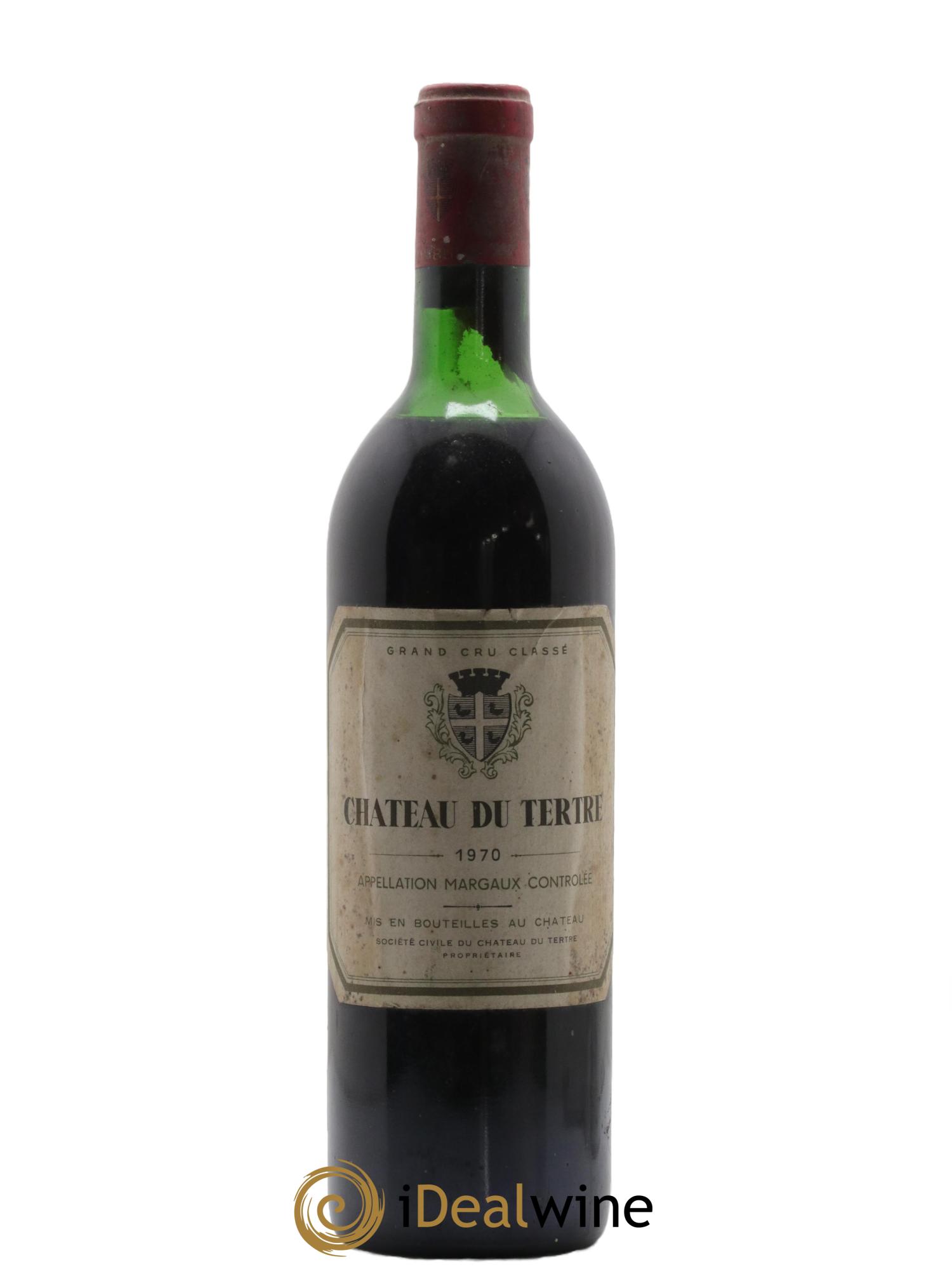 Château du Tertre 5ème Grand Cru Classé 1970 - Lot de 1 bouteille - 0