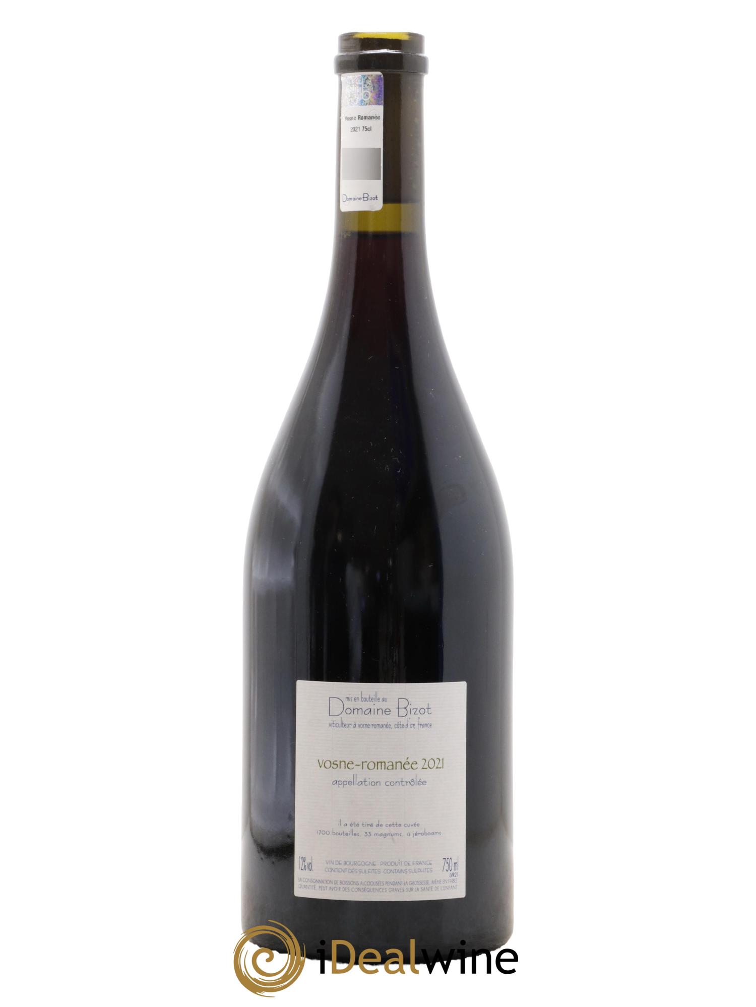 Vosne-Romanée Bizot (Domaine)  2021 - Lotto di 1 bottiglia - 1