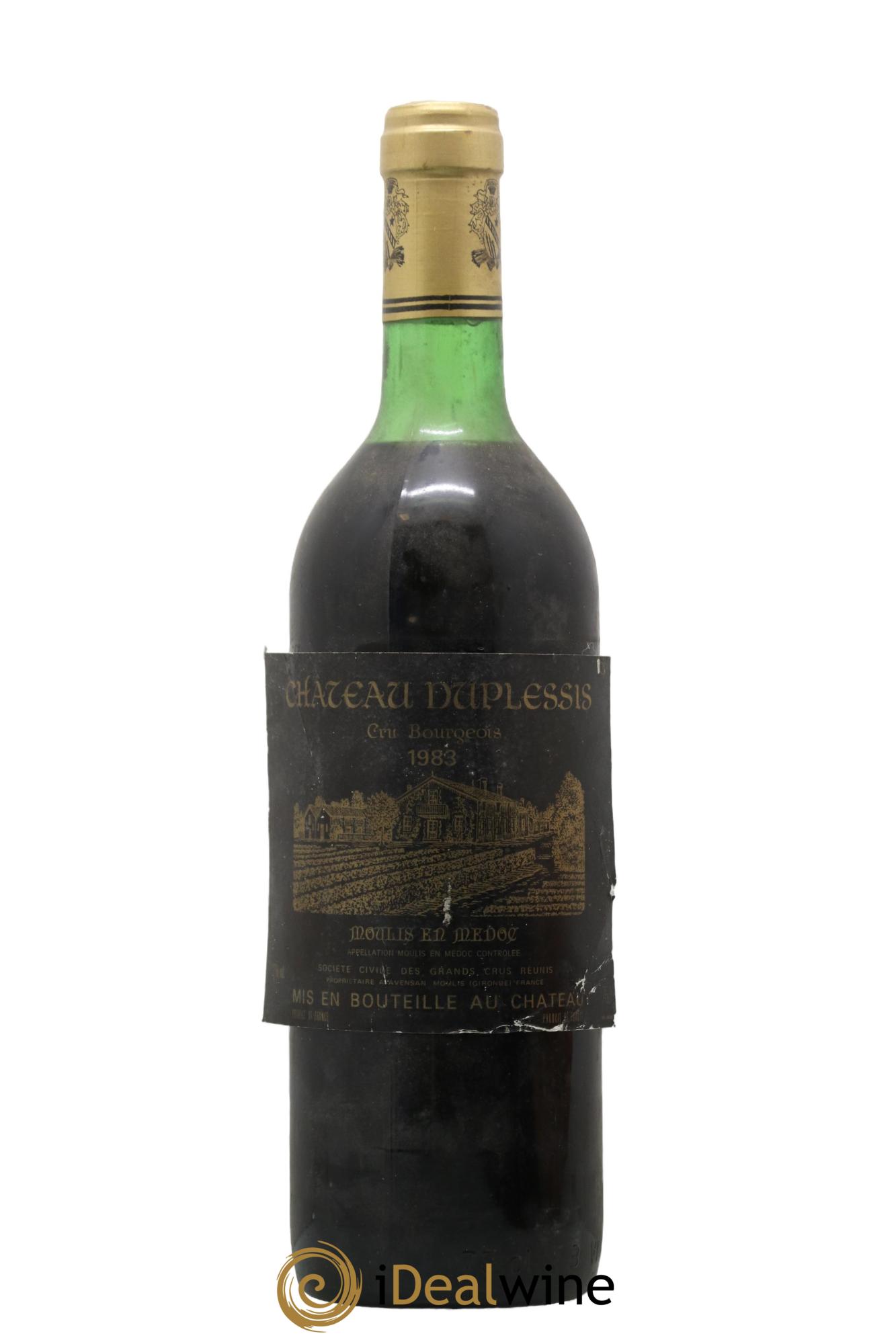 Château Duplessis Cru Bourgeois 1983 - Lotto di 1 bottiglia - 0