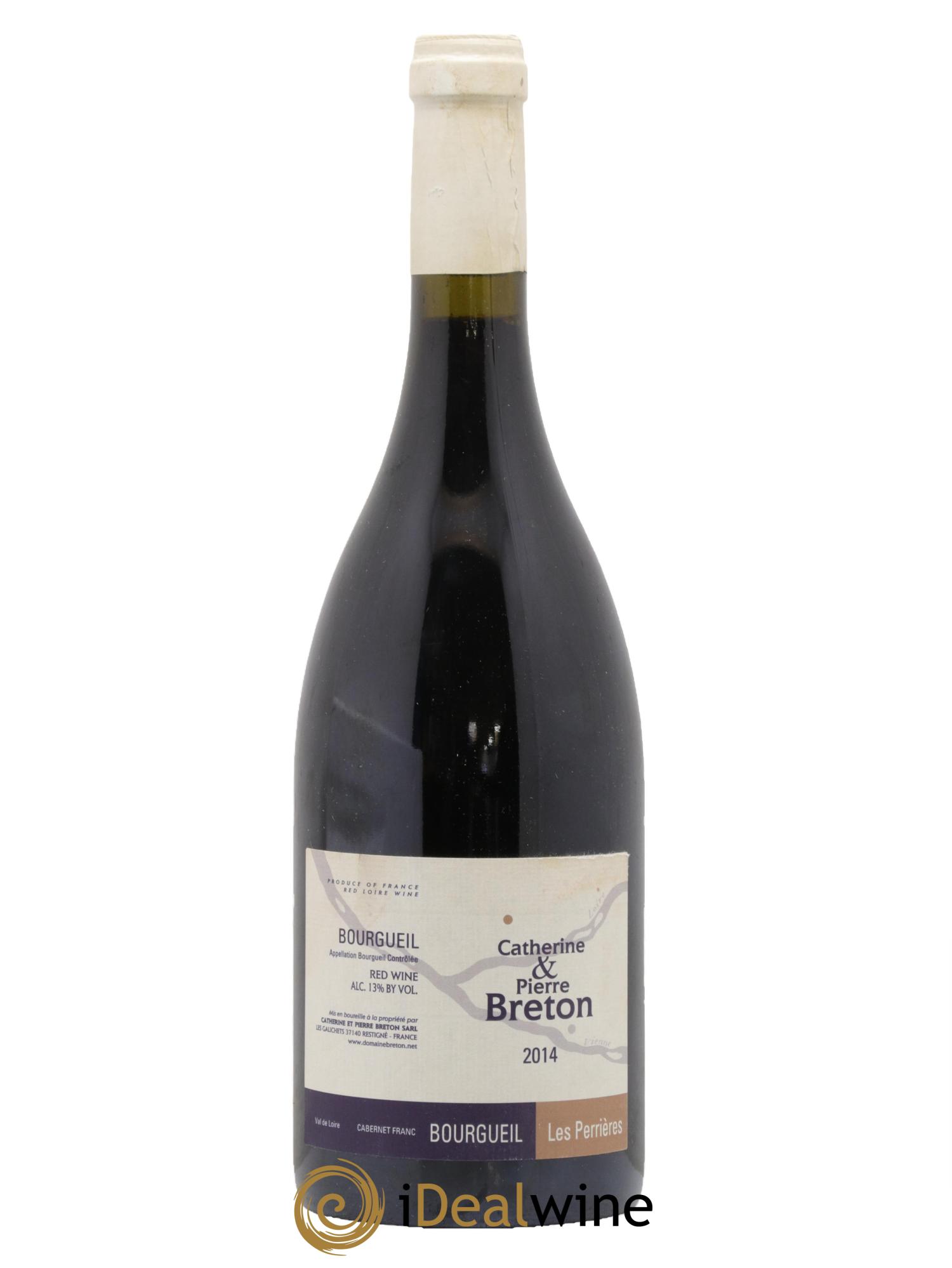 Bourgueil Les Perrières Catherine et Pierre Breton 2014 - Posten von 1 Flasche - 0