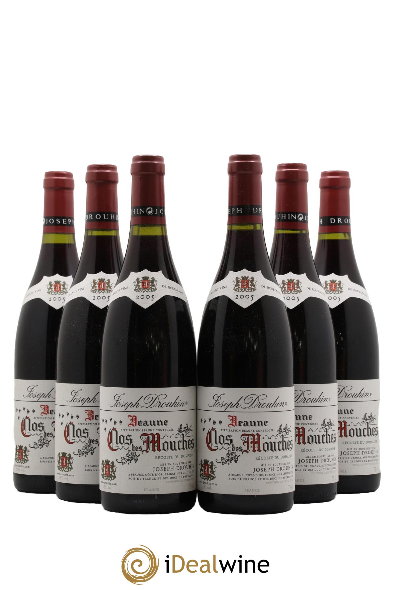 Beaune 1er Cru Clos des Mouches Joseph Drouhin  2005 - Lot de 6 bouteilles - 0