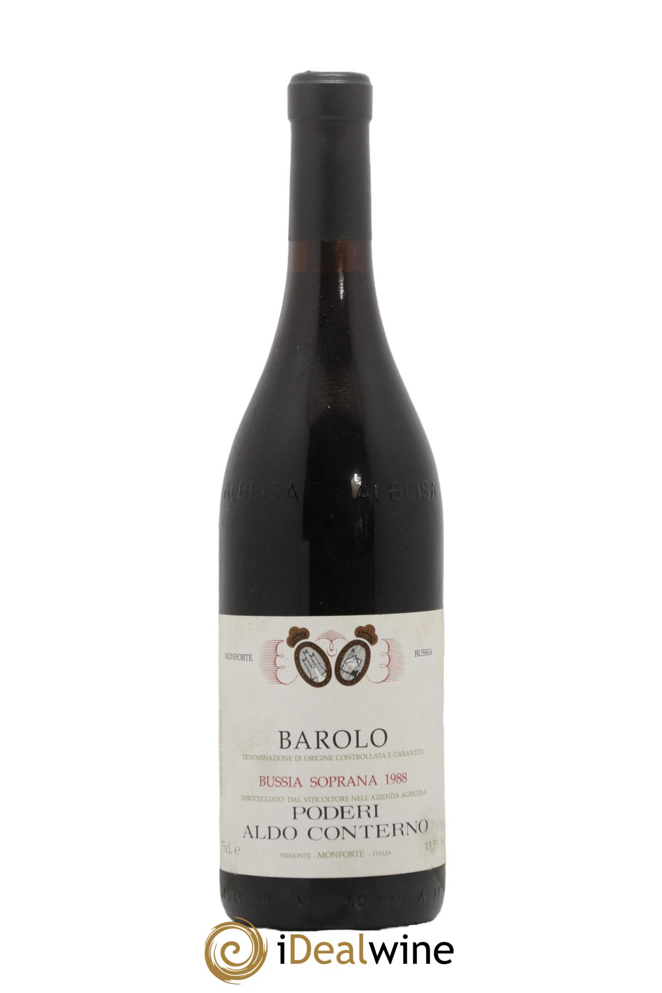 Barolo DOCG Bussia Soprana Aldo Conterno 1988 - Lotto di 1 bottiglia - 0