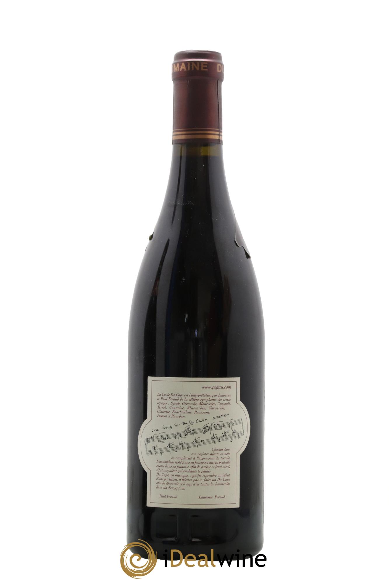 Châteauneuf-du-Pape Domaine du Pégau Cuvée Da Capo Paul et Laurence Féraud 2000 - Posten von 1 Flasche - 1