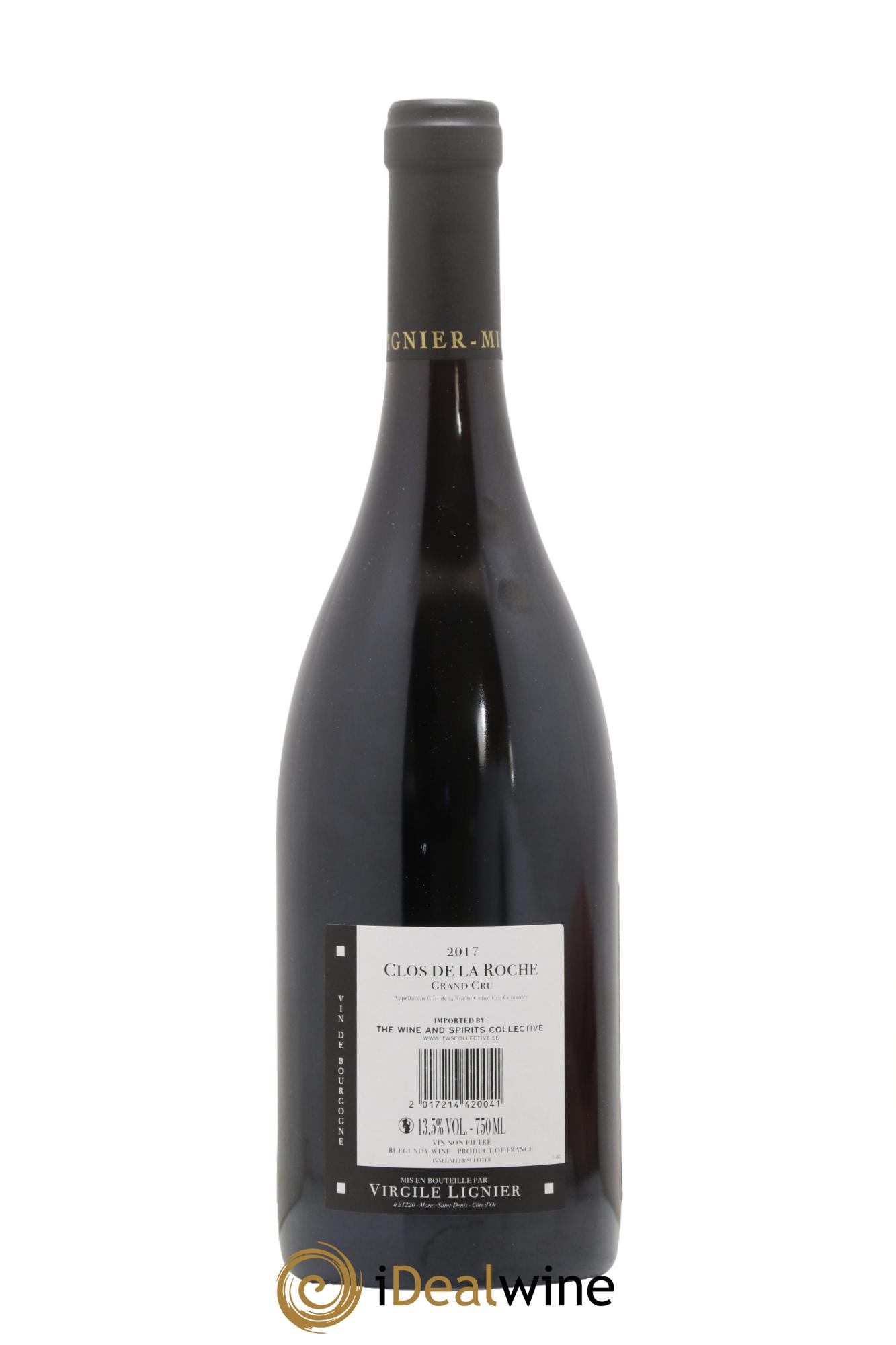 Clos de la Roche Grand Cru Lignier-Michelot (Domaine) 2017 - Posten von 1 Flasche - 1