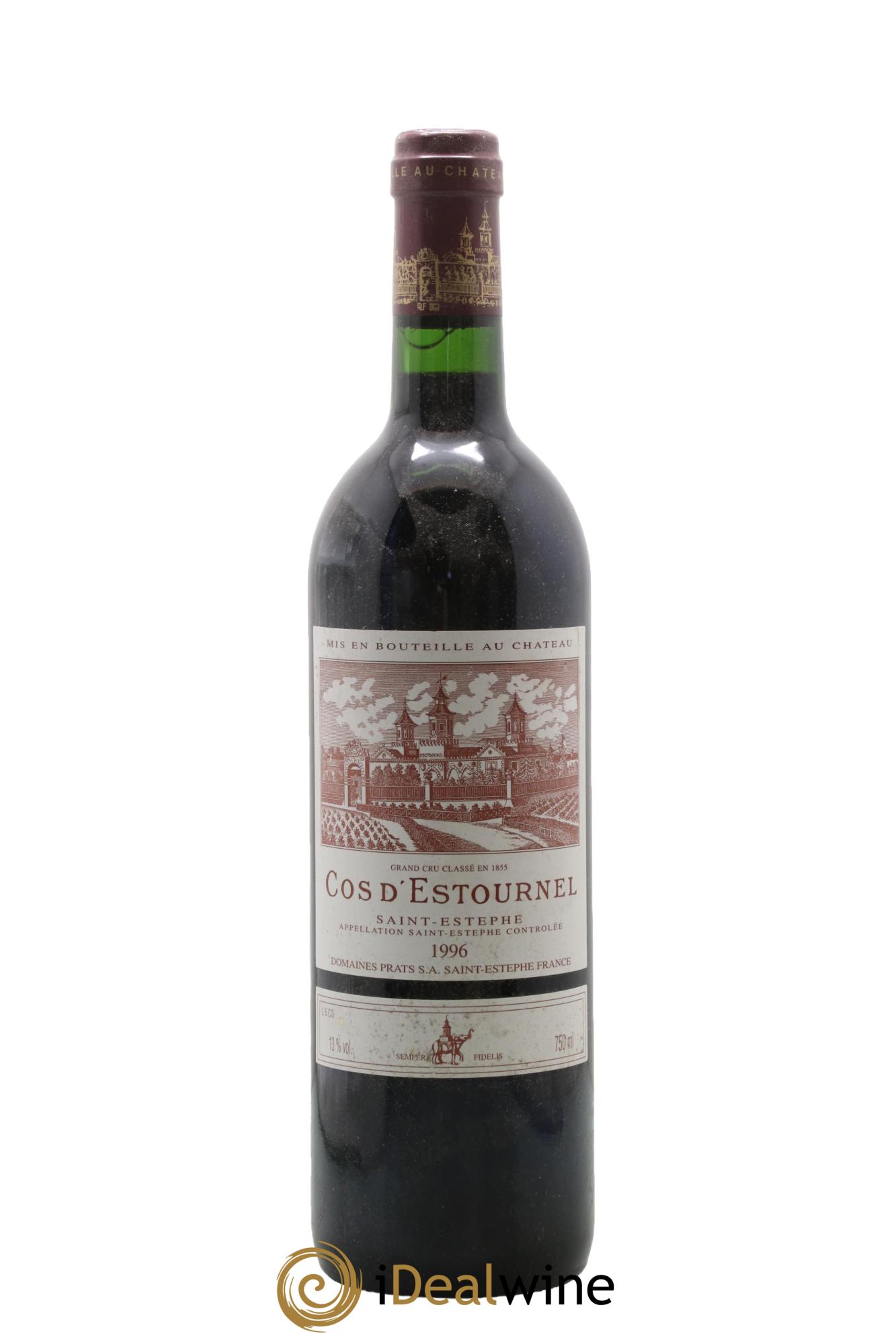 Cos d'Estournel 2ème Grand Cru Classé 1996 - Lot of 1 bottle - 0