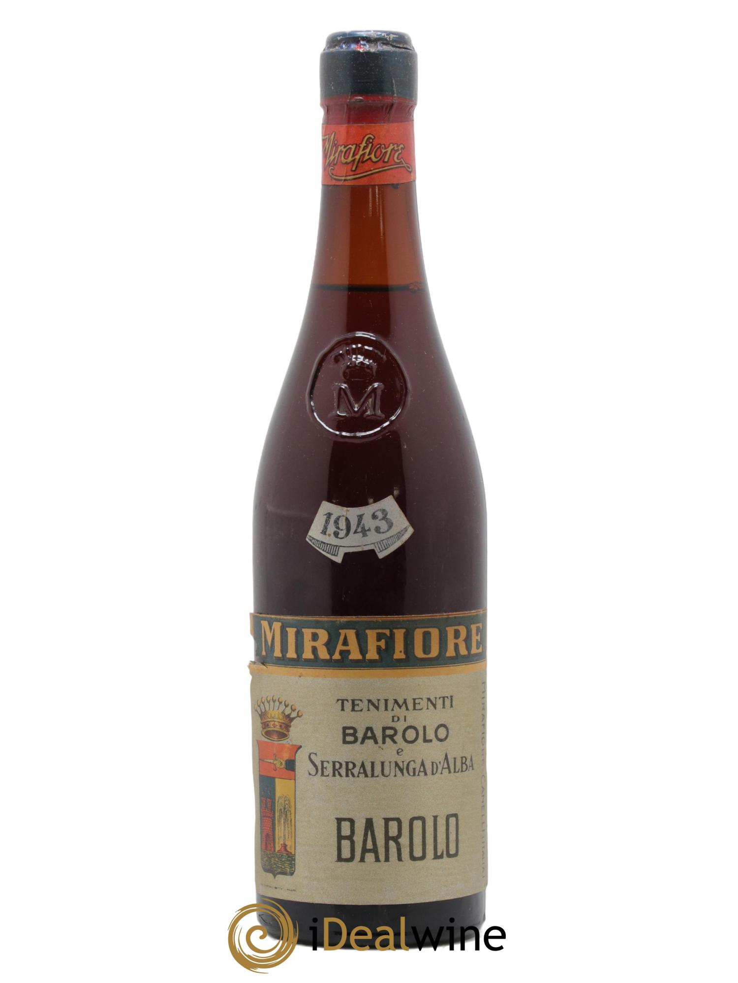 Barolo DOCG Mirafiore 1943 - Lotto di 1 bottiglia - 0