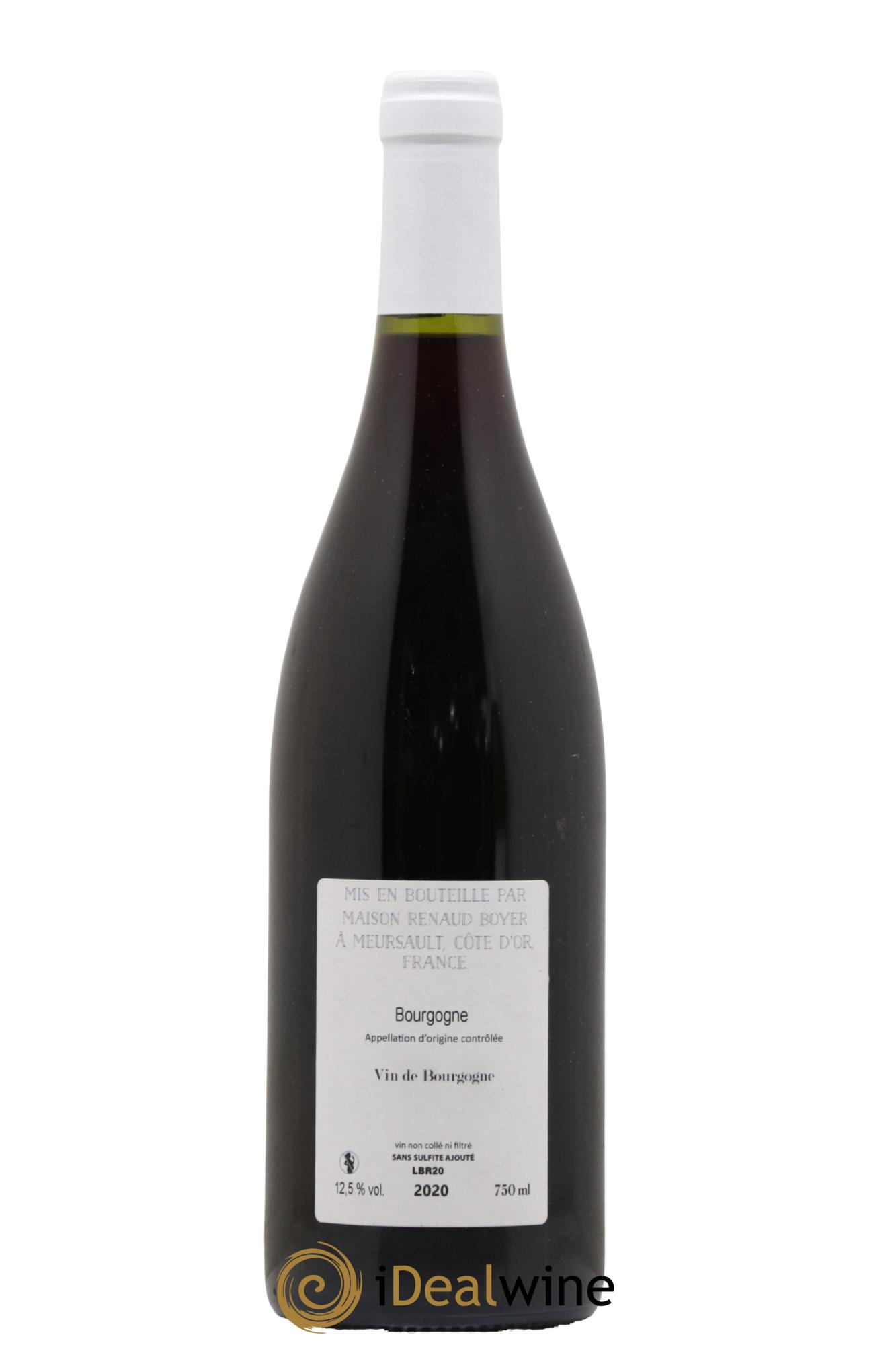 Bourgogne Renaud Boyer 2020 - Lot of 1 bottle - 1