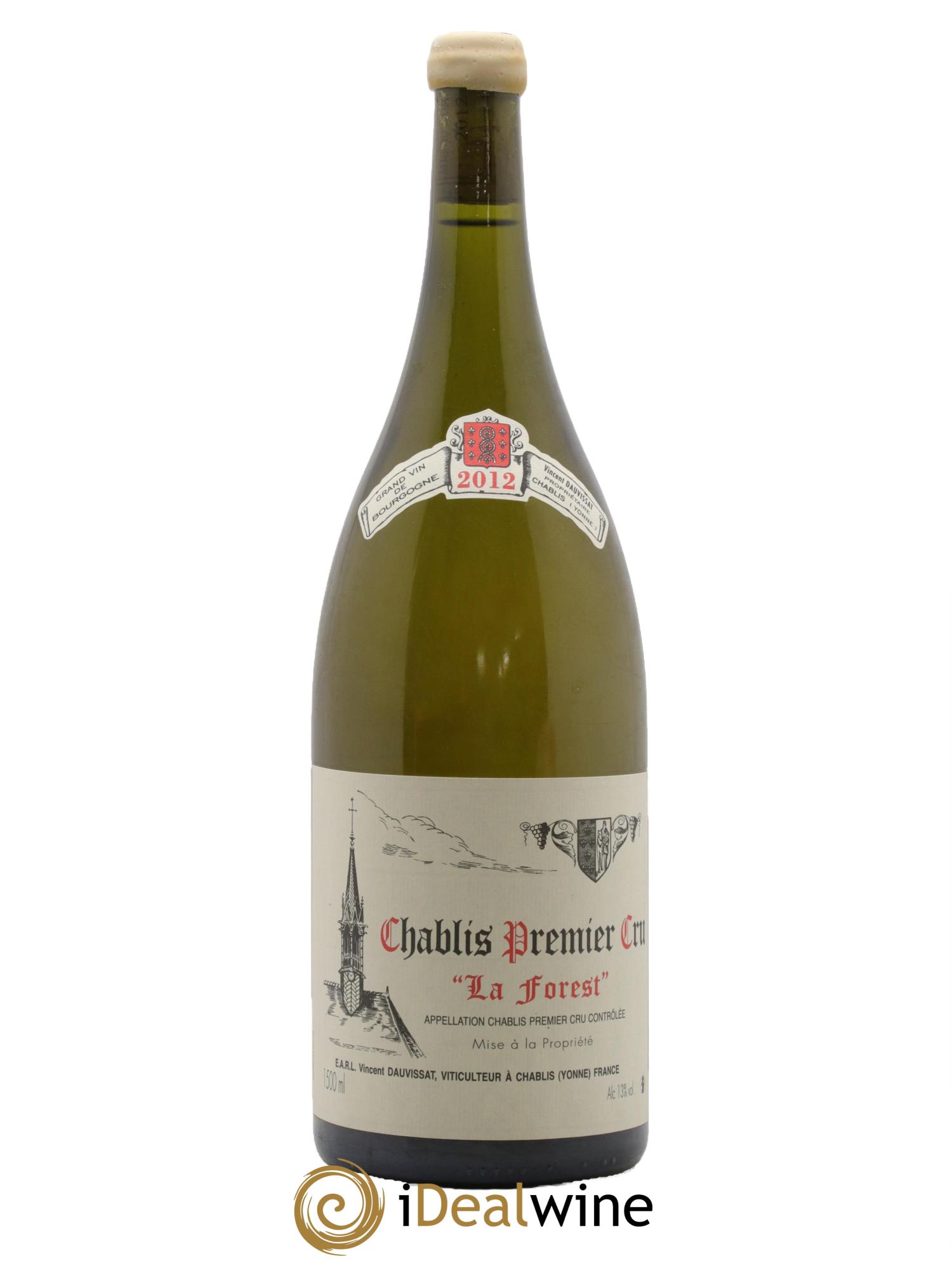 Chablis 1er Cru La Forest Vincent Dauvissat (Domaine)  2012 - Lotto di 1 magnum - 0