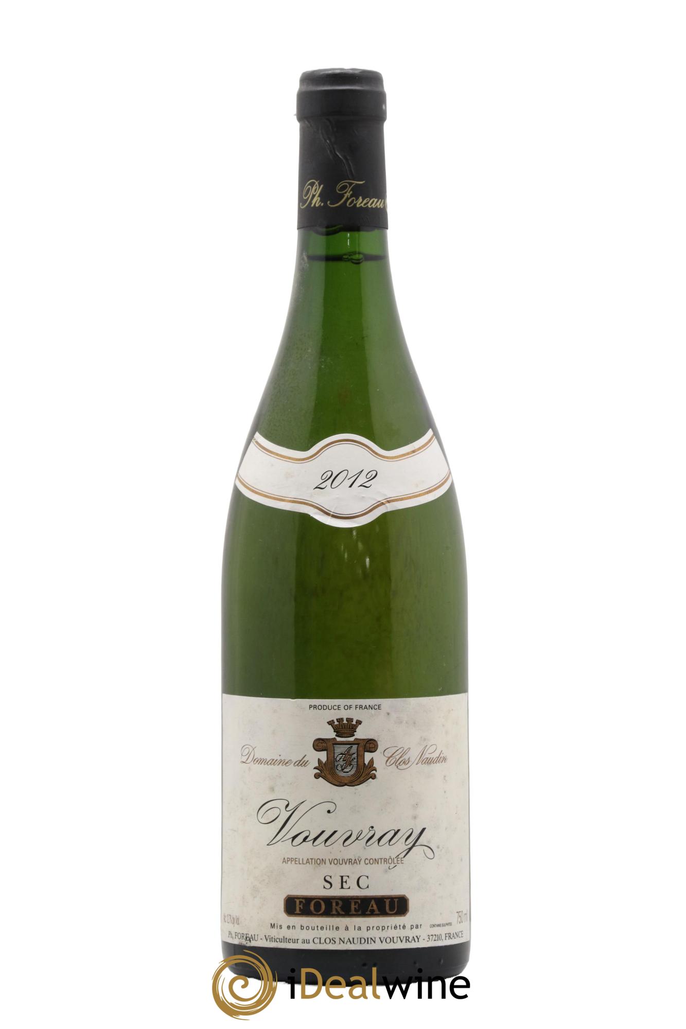 Vouvray Sec Foreau 2012 - Posten von 1 Flasche - 0