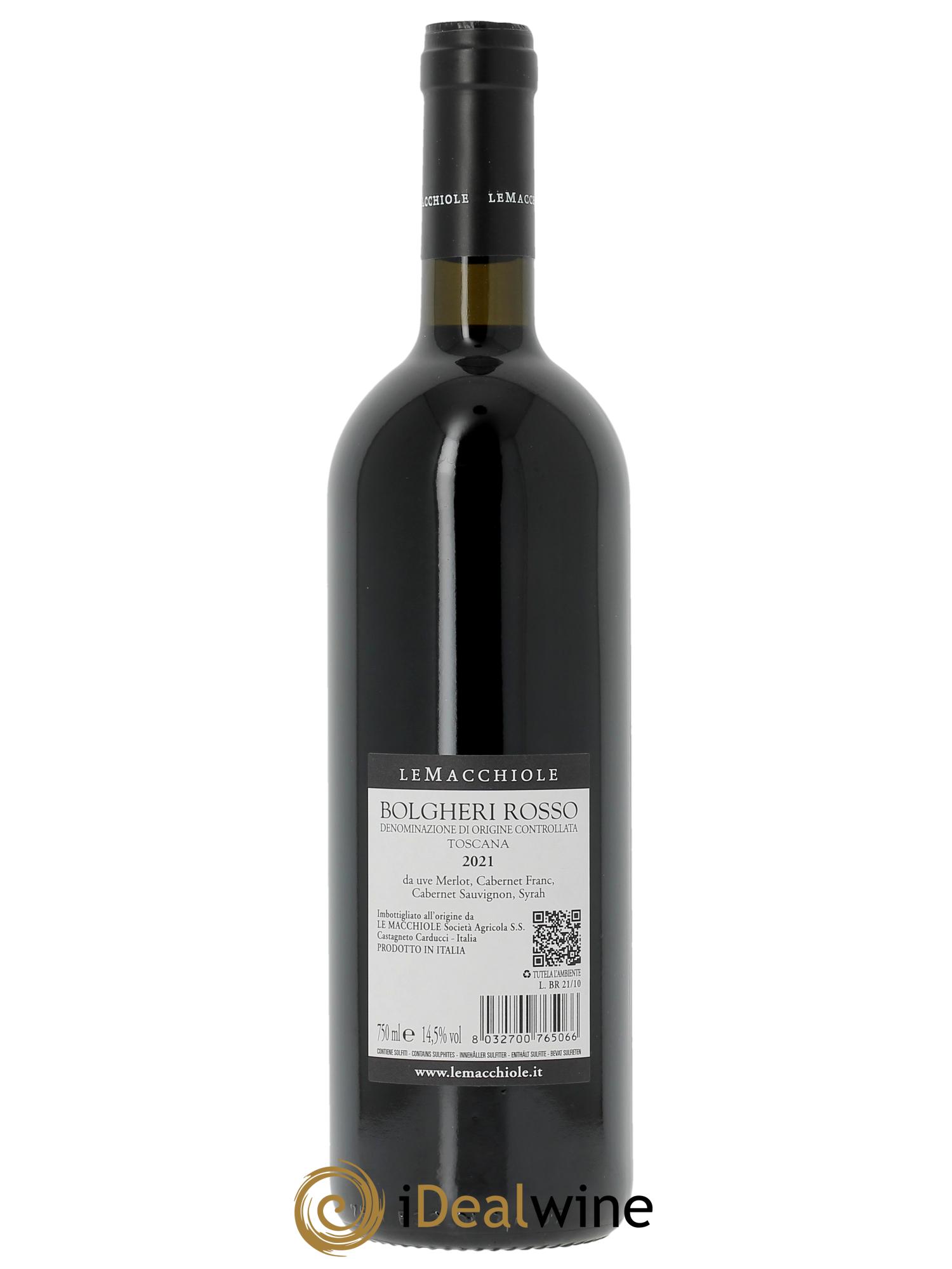 Bolgheri Le Macchiole DOC Rosso 2021 - Lot of 1 bottle - 1