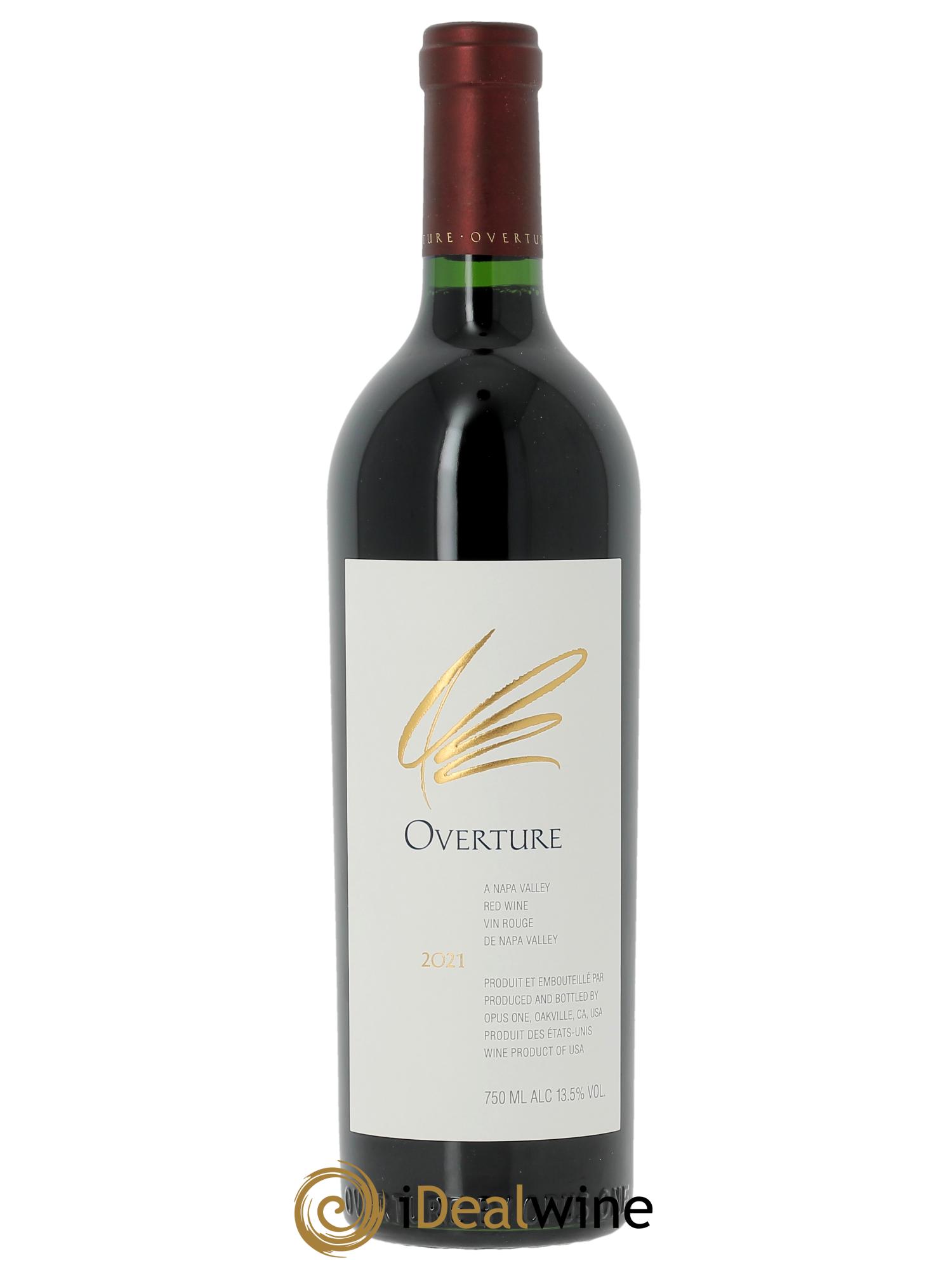 Napa Valley Opus One  Overture Robert Mondavi (Original-holzkiste ab 6 bts) 2021 - Posten von 1 Flasche - 0