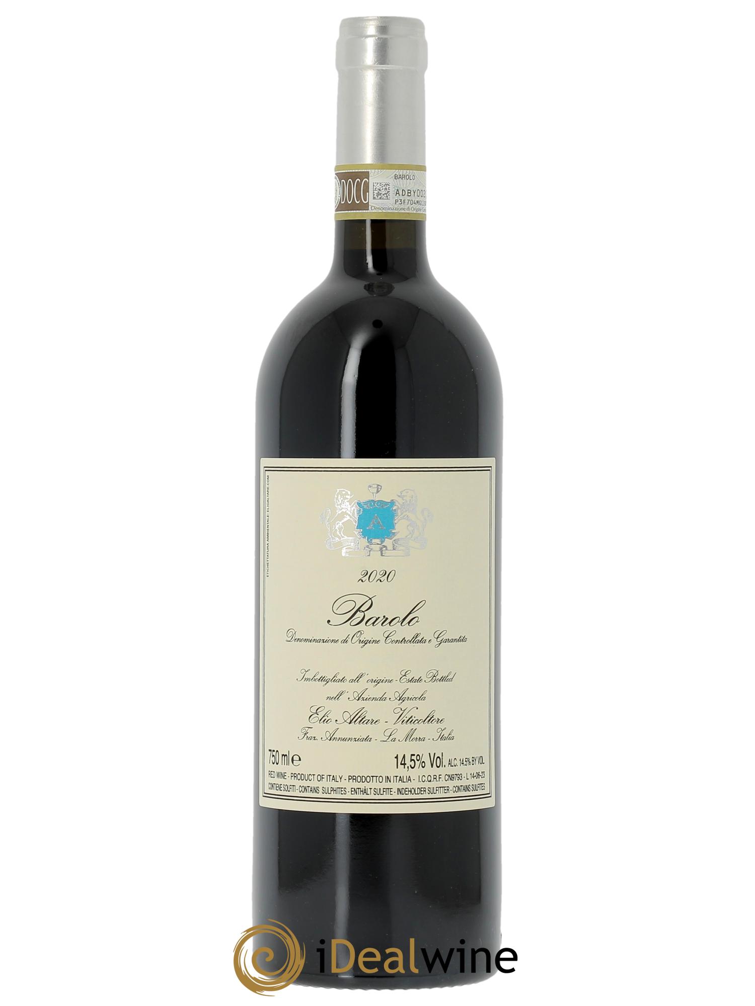 Barolo DOCG Elio Altare  2020 - Lot de 1 bouteille - 0