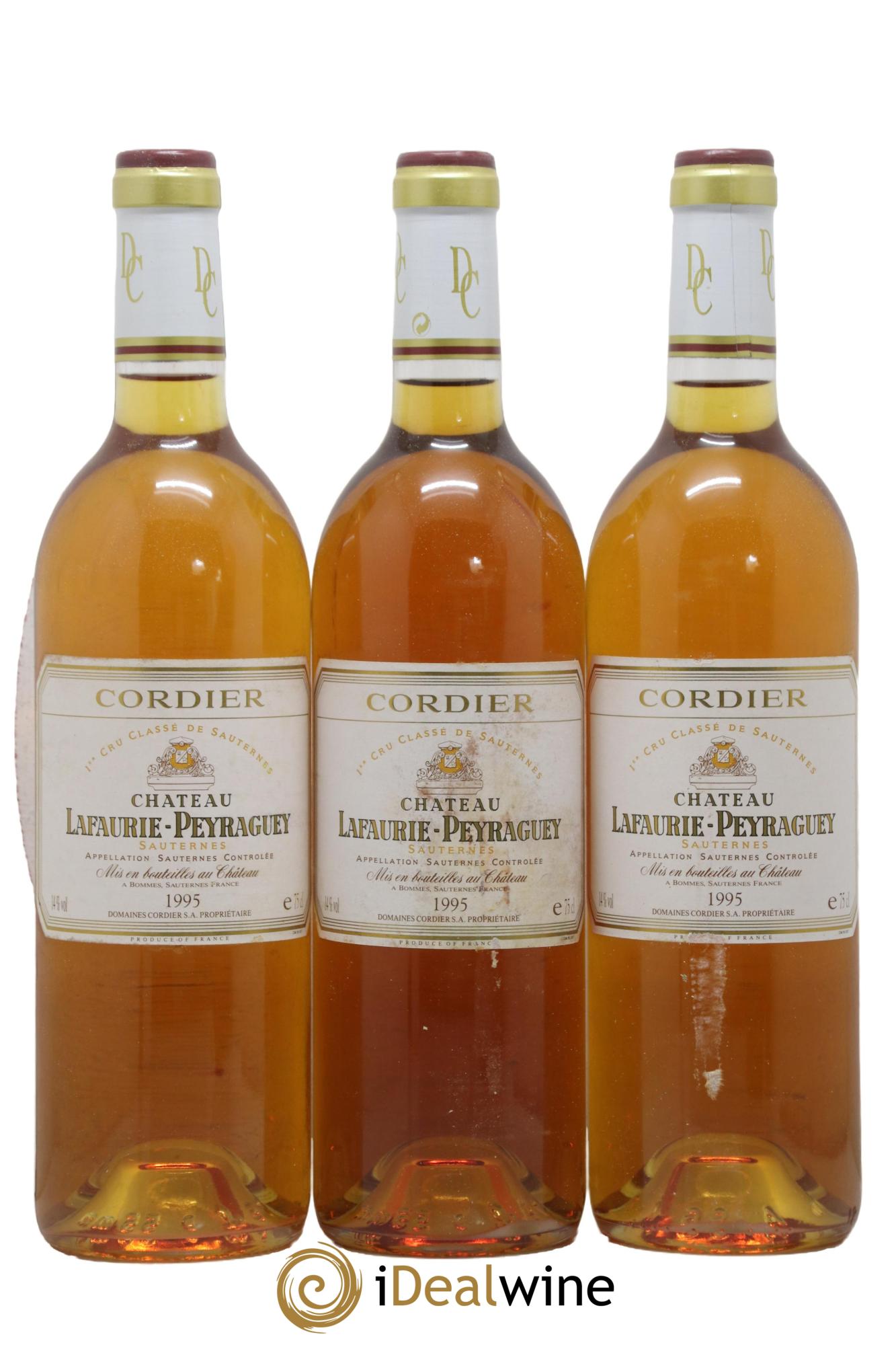 Château Lafaurie-Peyraguey 1er Grand Cru Classé  1995 - Lot de 12 bouteilles - 3