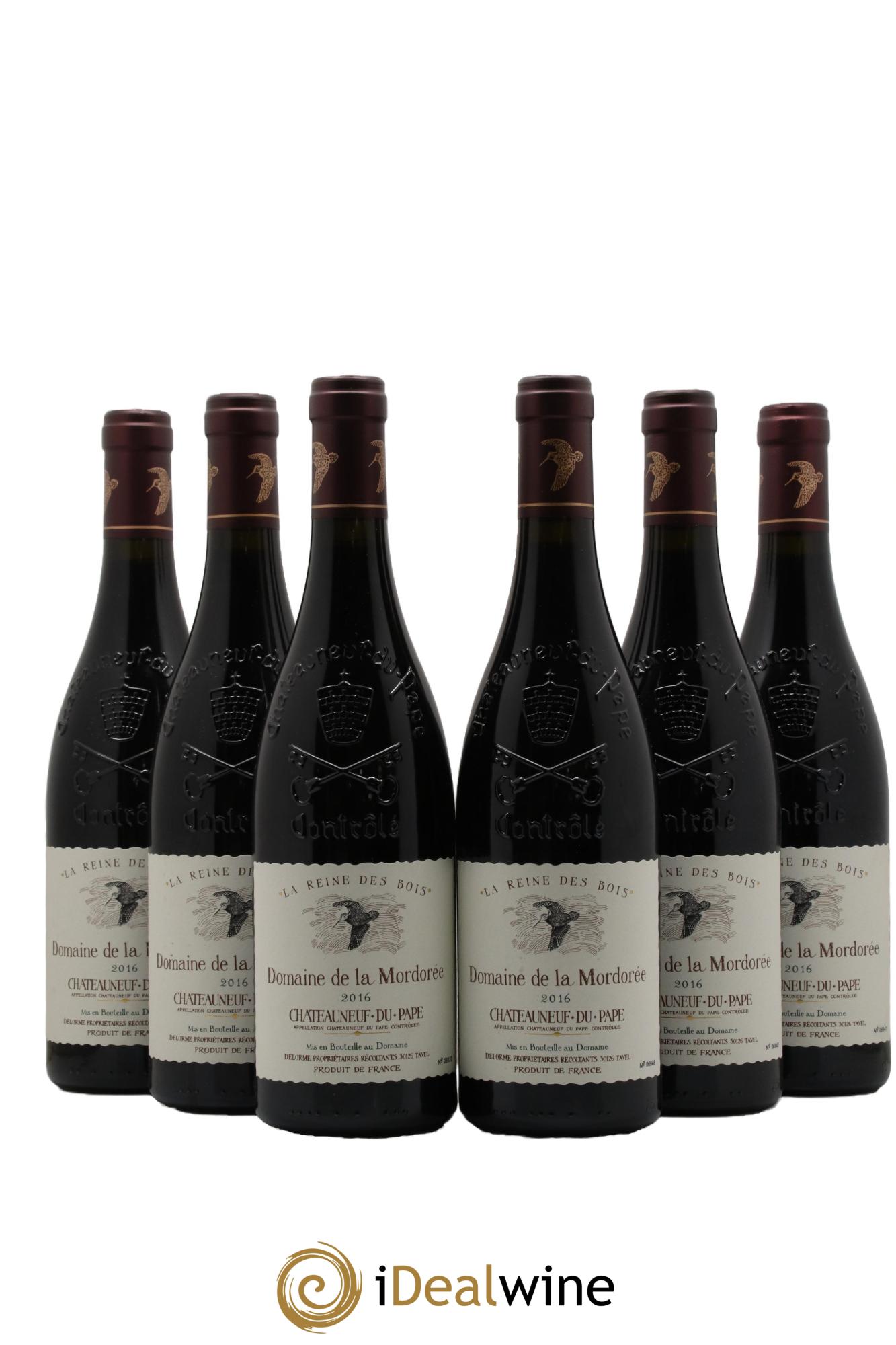 Châteauneuf-du-Pape  Cuvée de la Reine des Bois La Mordorée (Domaine de)  2016 - Lot of 6 bottles - 0