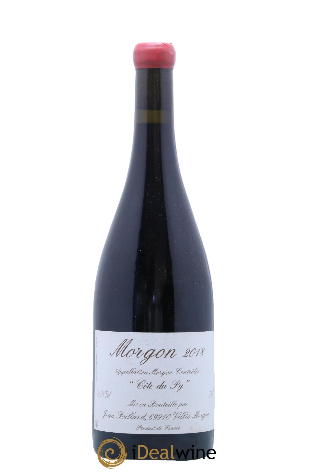 Morgon Côte du Py Jean Foillard Foillard 2018 - Lot de 1 bouteille - 0