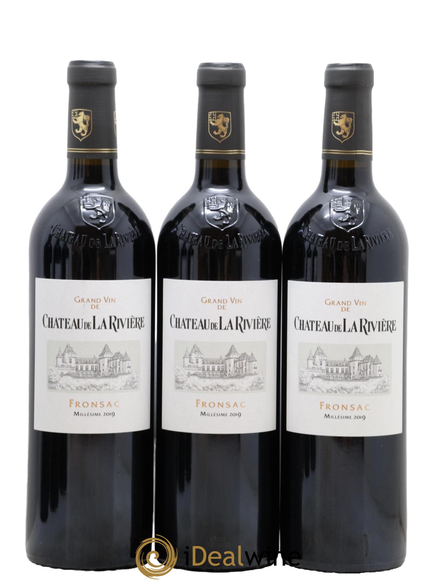 Château de La Rivière  2019 - Lot of 6 bottles - 1