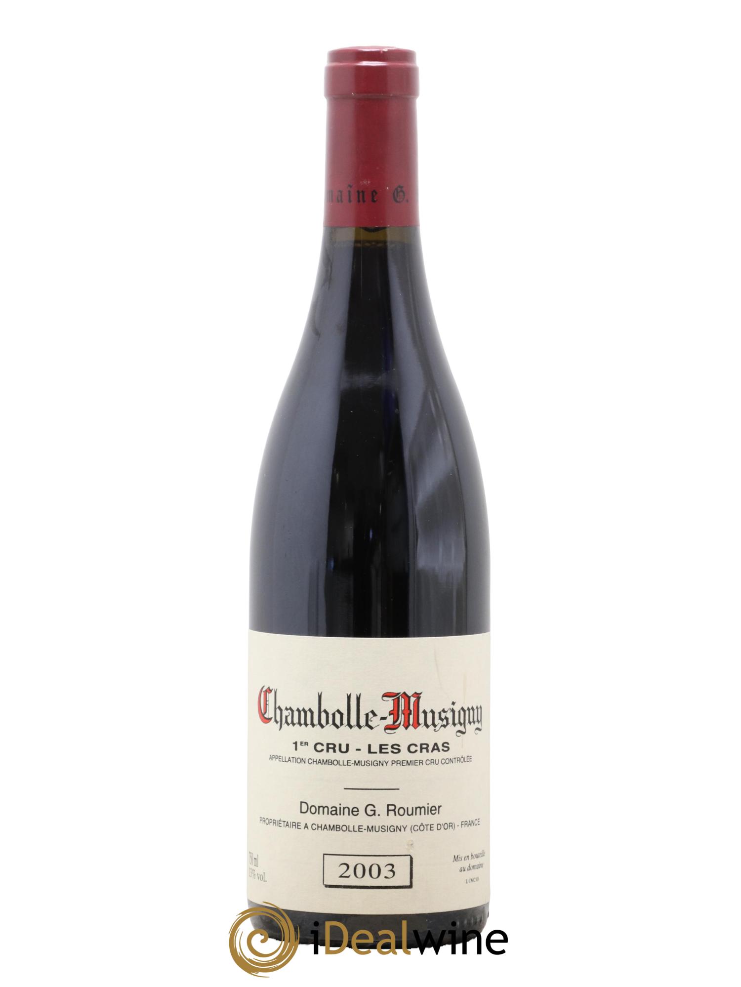 Chambolle-Musigny 1er Cru Les Cras Georges Roumier (Domaine) 2003 - Lot de 1 bouteille - 0