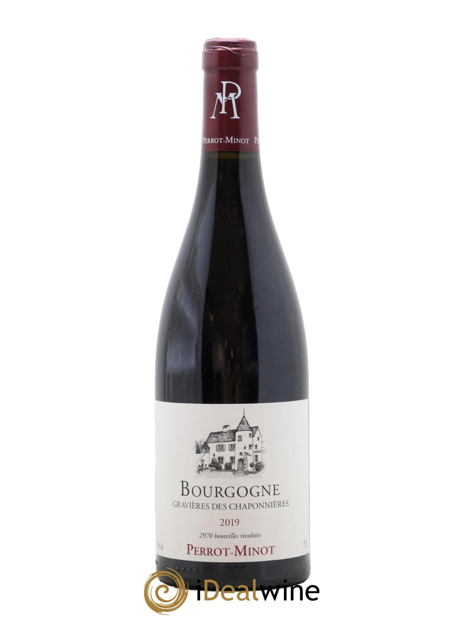 Bourgogne Gravières des Chaponnières Perrot-Minot 2019 - Lot of 1 bottle - 0