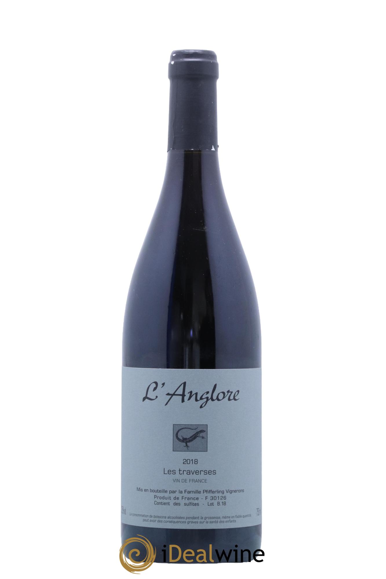 Vin de France Les Traverses L'Anglore 2018 - Posten von 1 Flasche - 0