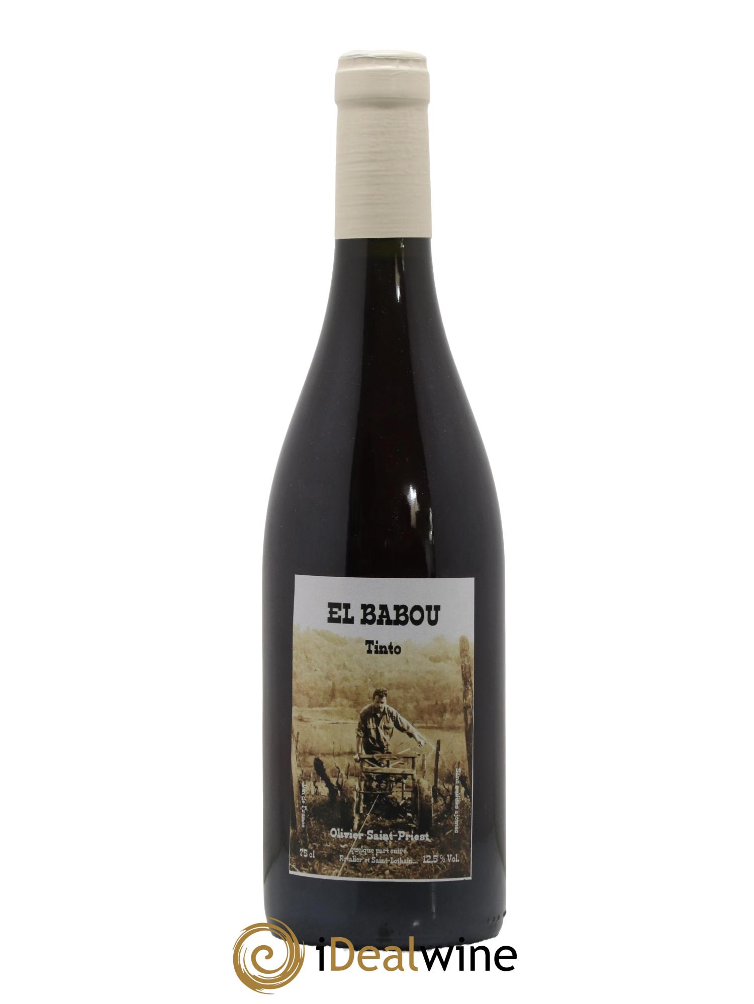 Vin de France Tinto Domaine El Babou Olivier Saint Priest - Lotto di 1 bottiglia - 0