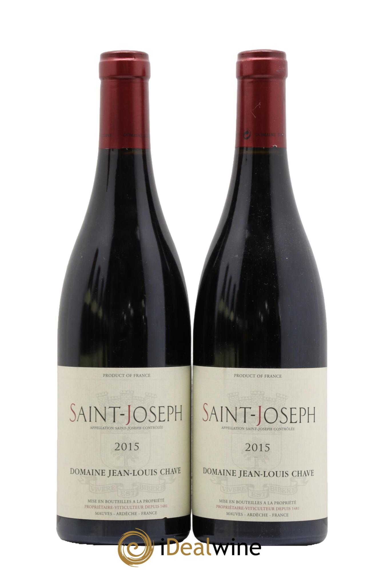 Saint-Joseph Jean-Louis Chave 2015 - Lot de 2 bouteilles - 0