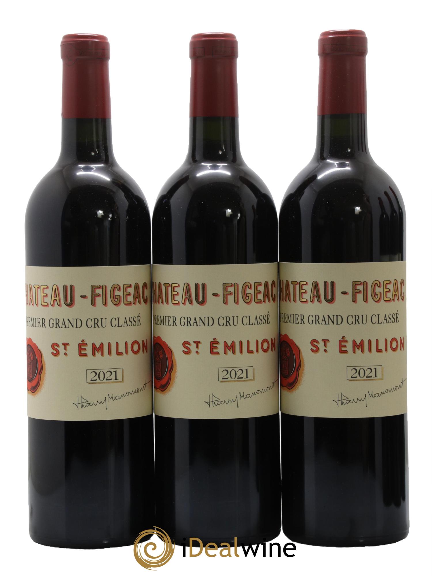 Château Figeac 1er Grand Cru Classé A 2021 - Lot de 6 bouteilles - 1