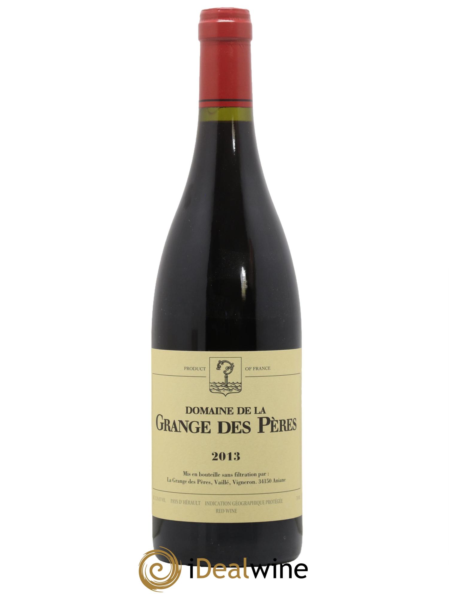 IGP Pays d'Hérault Grange des Pères Laurent Vaillé 2013 - Lot de 1 bouteille - 0