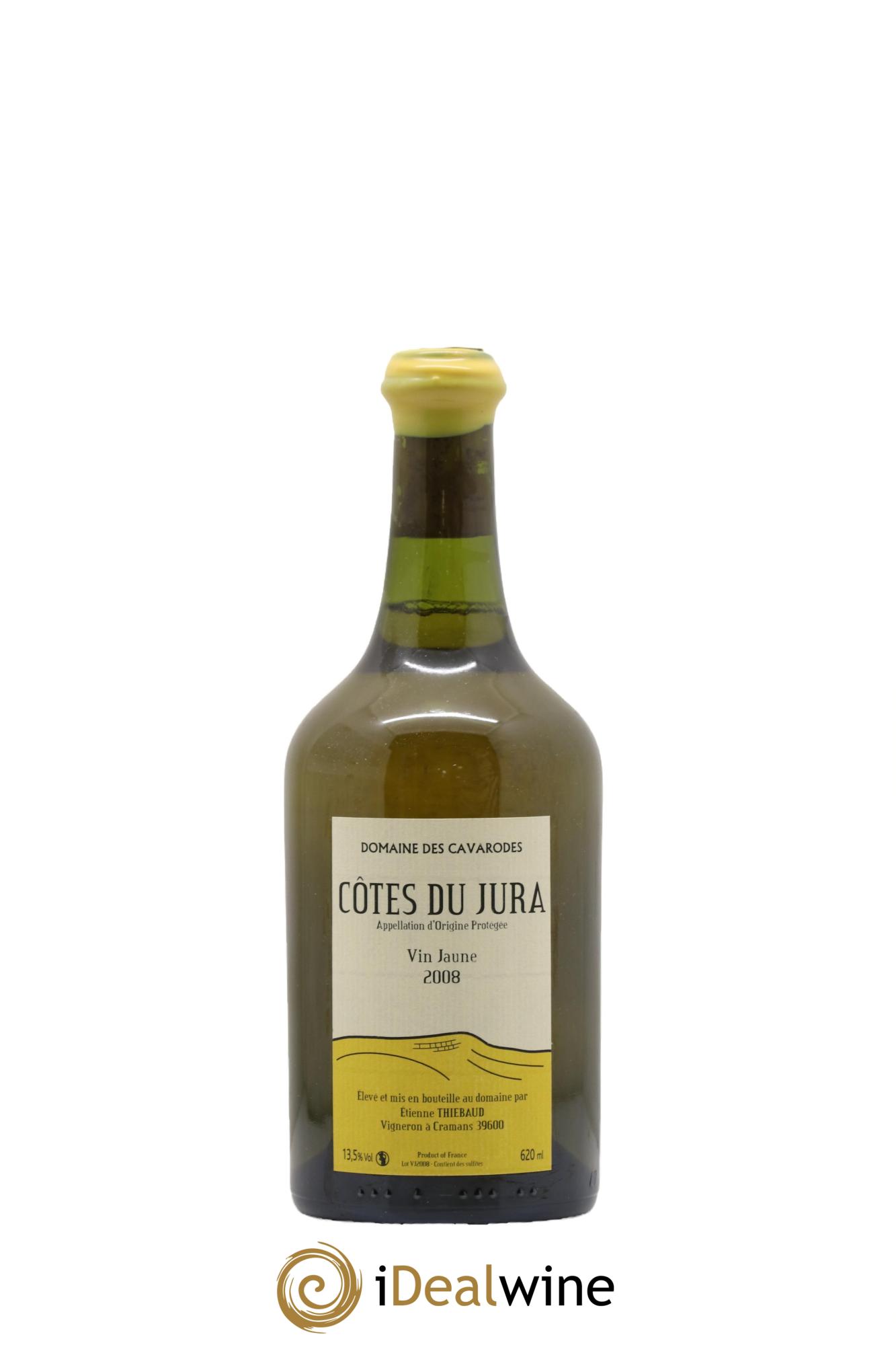 Côtes du Jura Vin Jaune Cavarodes (Domaine des) - Etienne Thiébaud  2008 - Posten von 1 Clavelin - 0