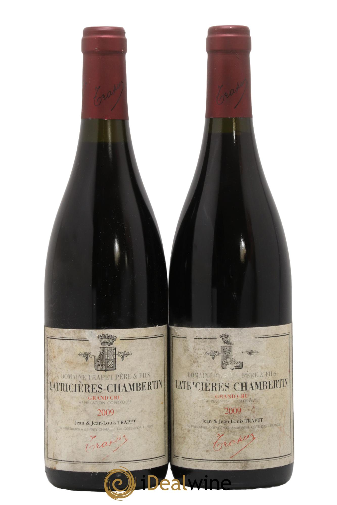 Latricières-Chambertin Grand Cru Domaine Trapet  2009 - Lot of 2 bottles - 0