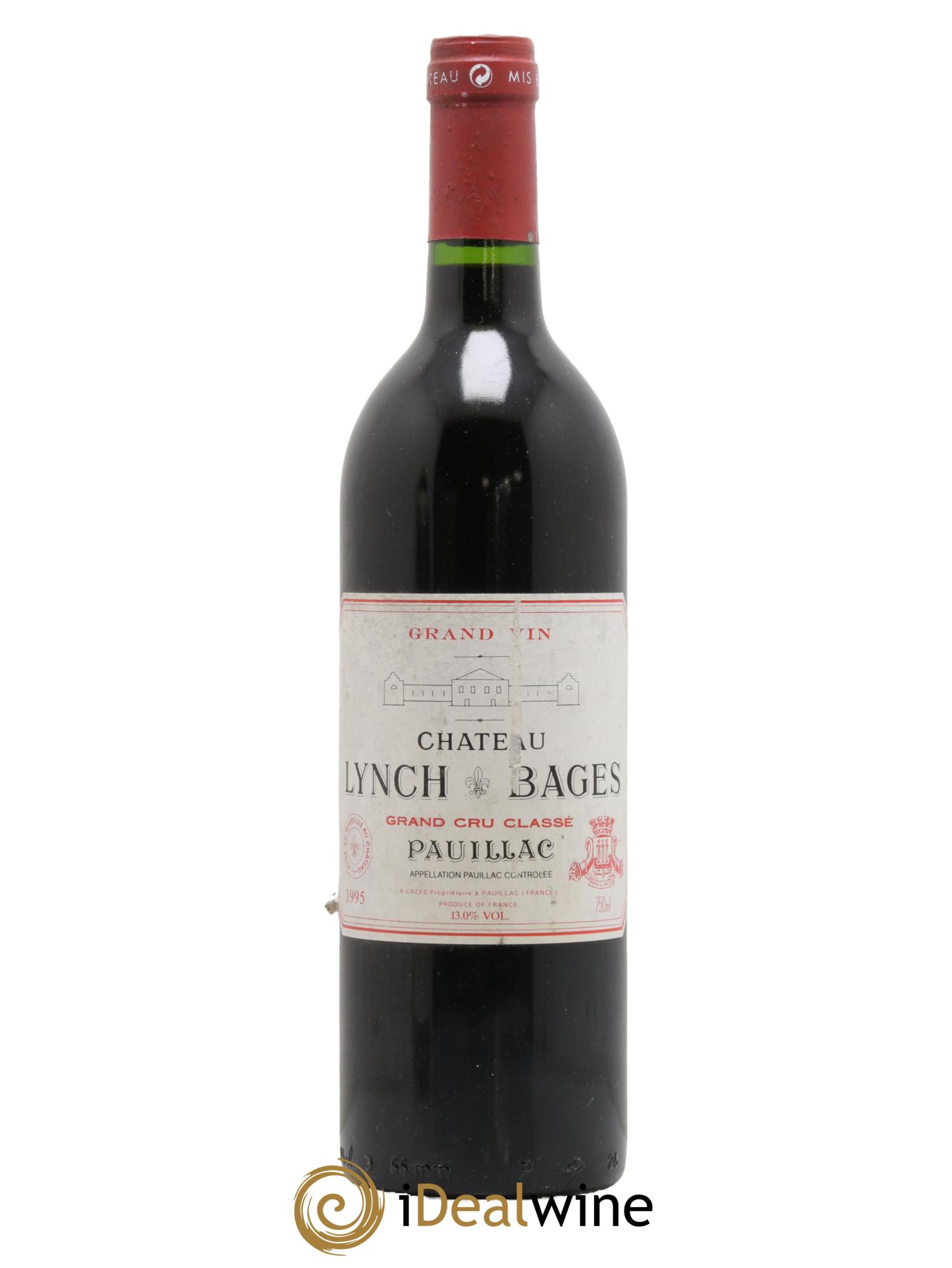 Château Lynch Bages 5ème Grand Cru Classé  1995 - Lot de 1 bouteille - 0