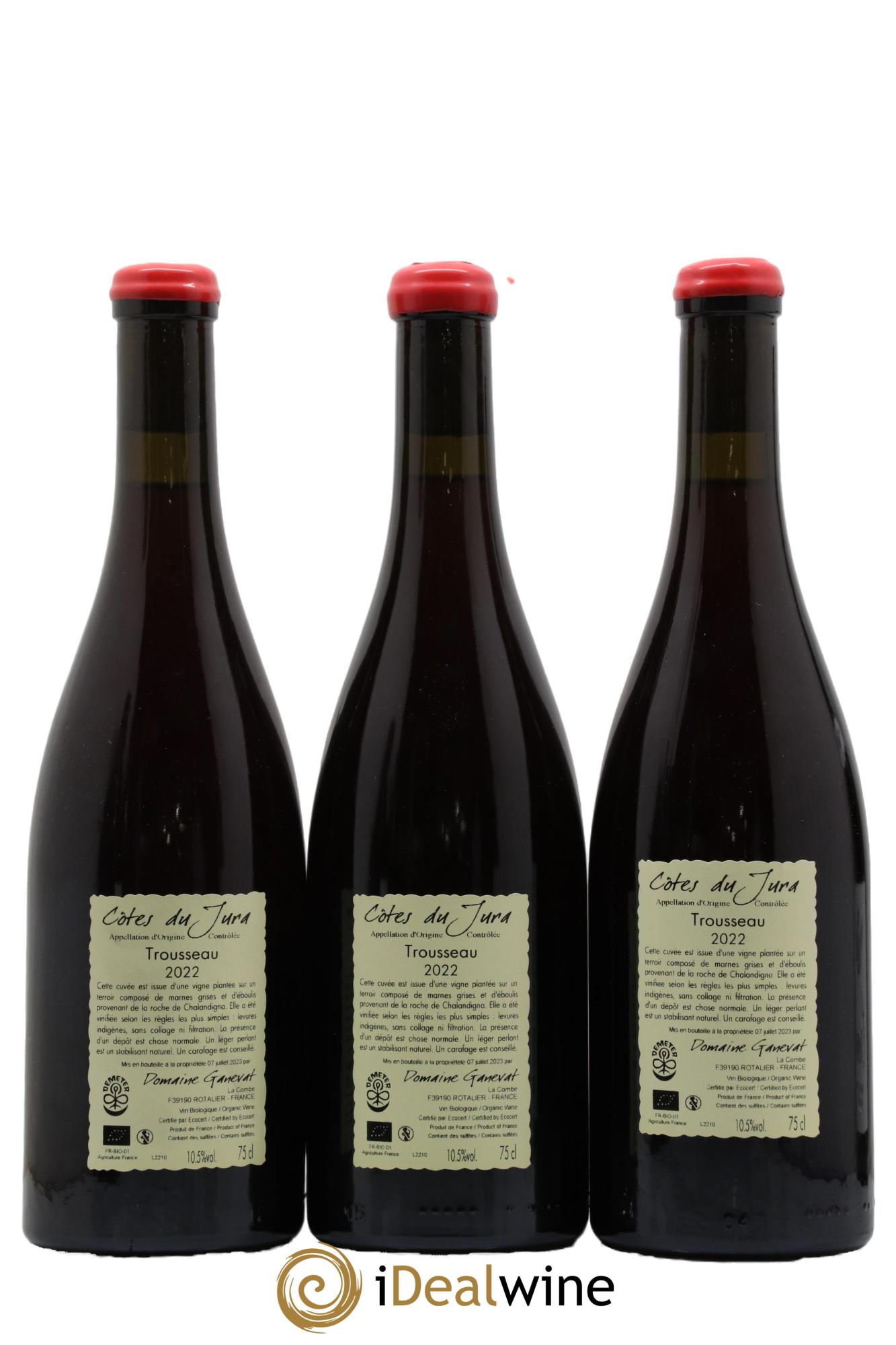 Côtes du Jura Plein Sud Jean-François Ganevat (Domaine) 2022 - Lot de 3 bouteilles - 1