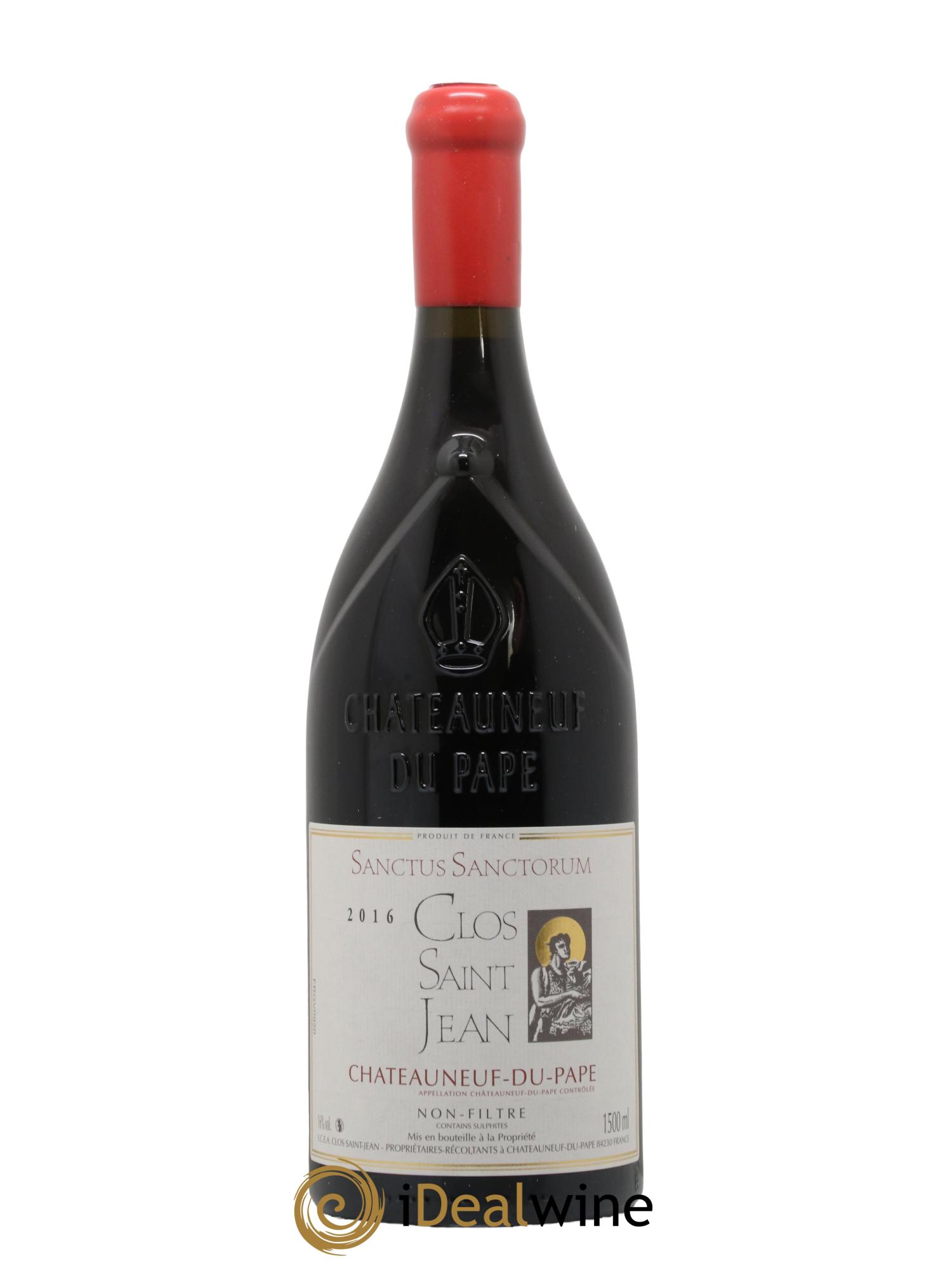 Châteauneuf-du-Pape Clos Saint-Jean Sanctus Sanctorum Pascal et Vincent Maurel 2016 - Posten von 1 Magnum - 0