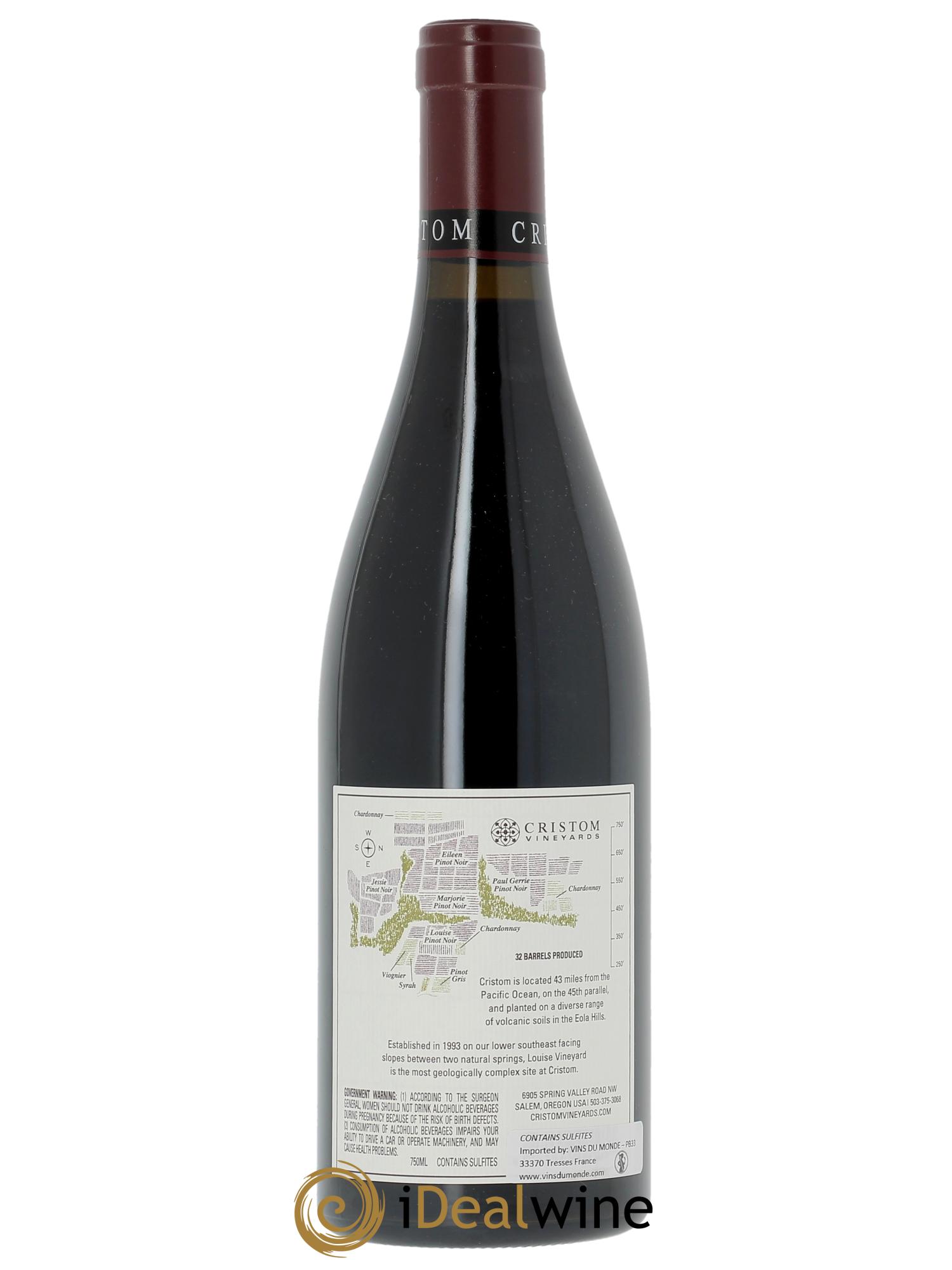 Willamette Valley Louise Vineyard Pinot Noir Cristom Vineyards  2021 - Lotto di 1 bottiglia - 1