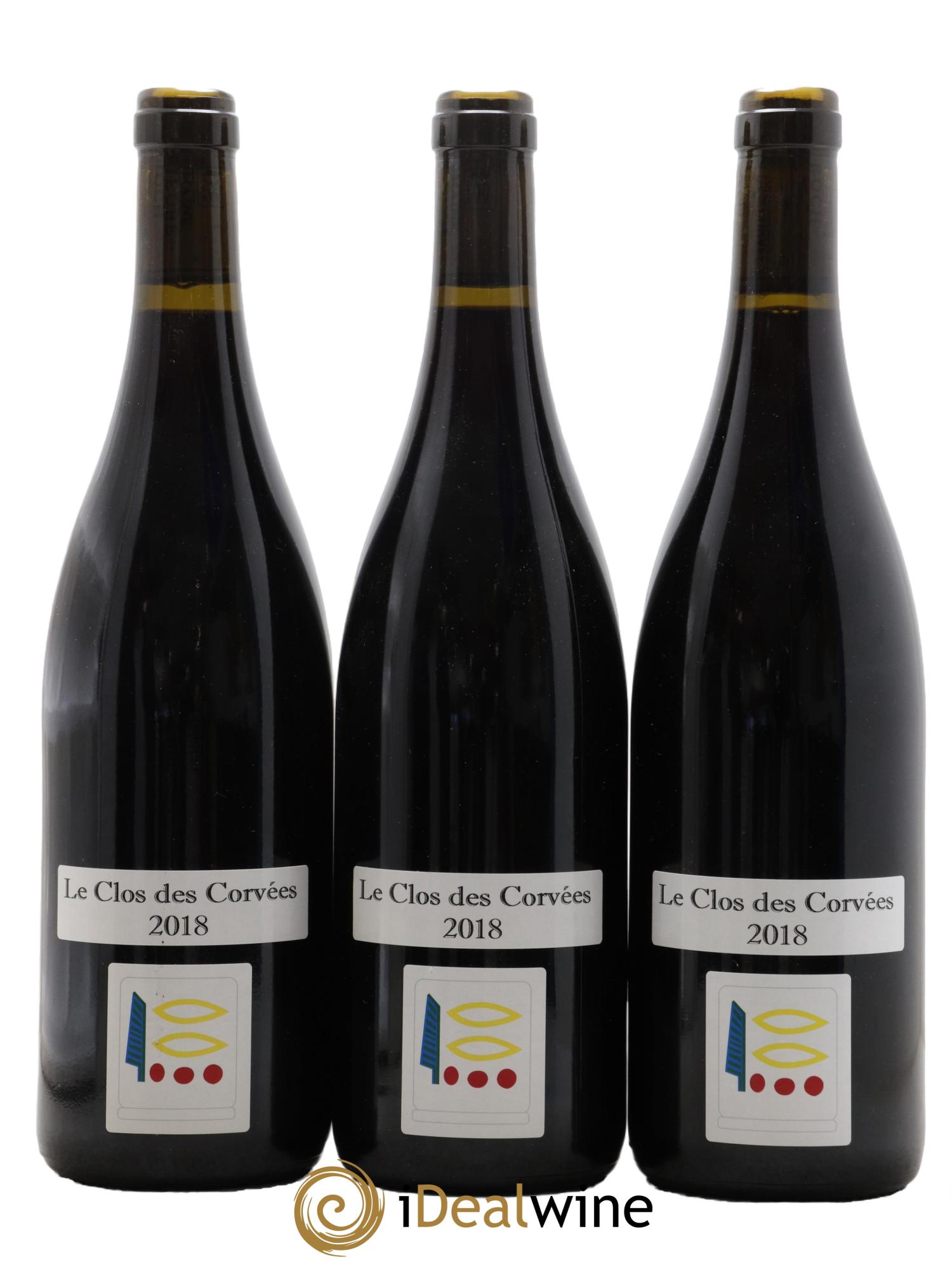 Nuits Saint-Georges 1er Cru Le Clos des Corvées Prieuré Roch  2018 - Lot of 3 bottles - 0