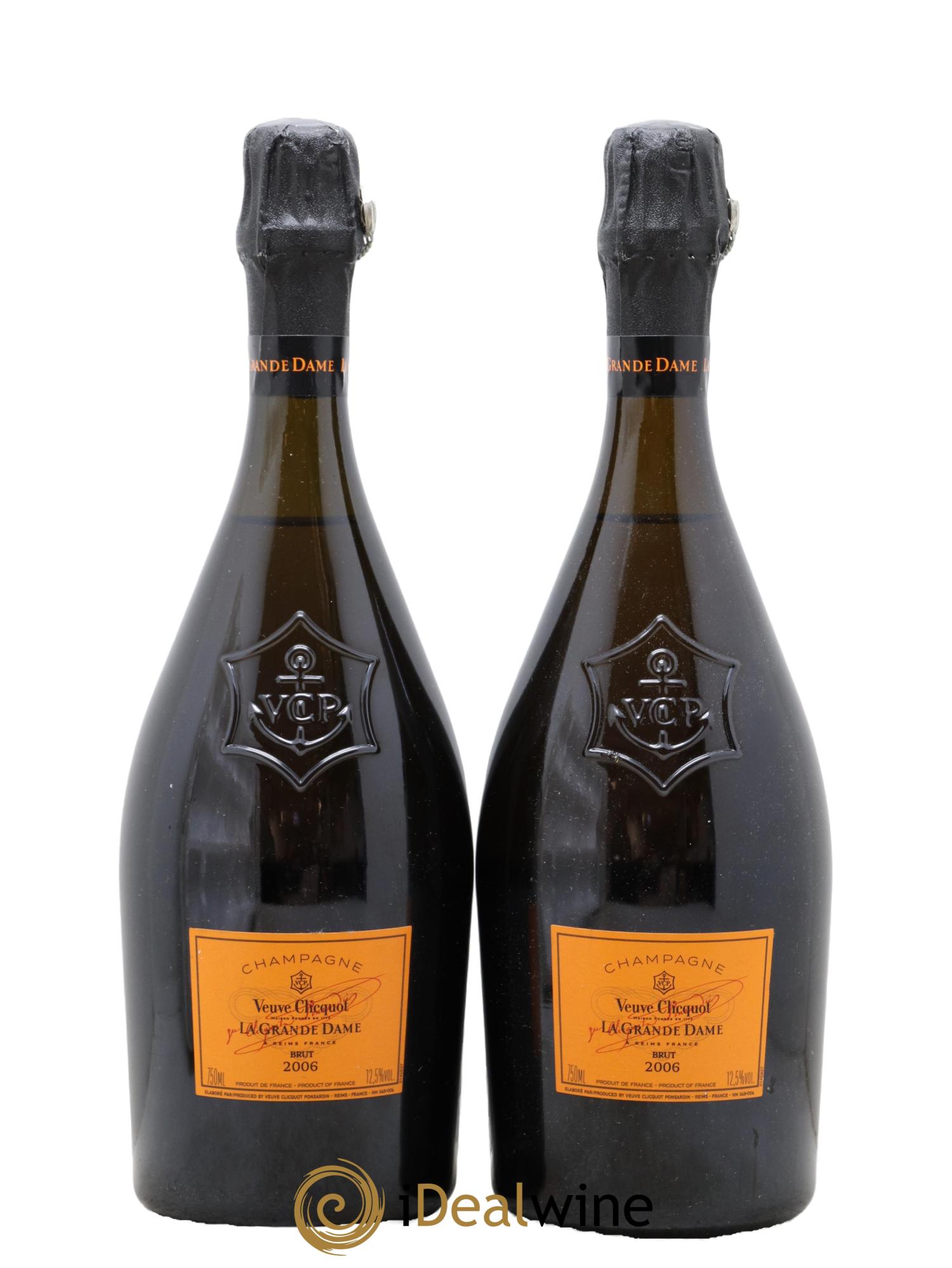 La Grande Dame Veuve Clicquot Ponsardin  2006 - Posten von 2 Flaschen - 0