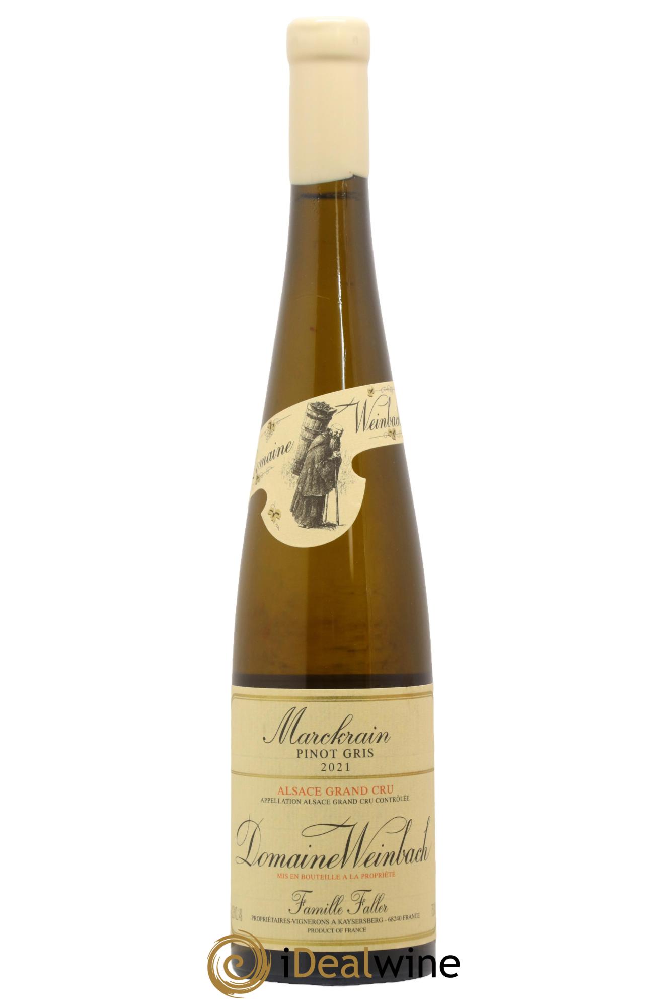 Alsace Pinot Gris Grand Cru Marckrain Weinbach 2021 - Lot of 1 bottle - 0