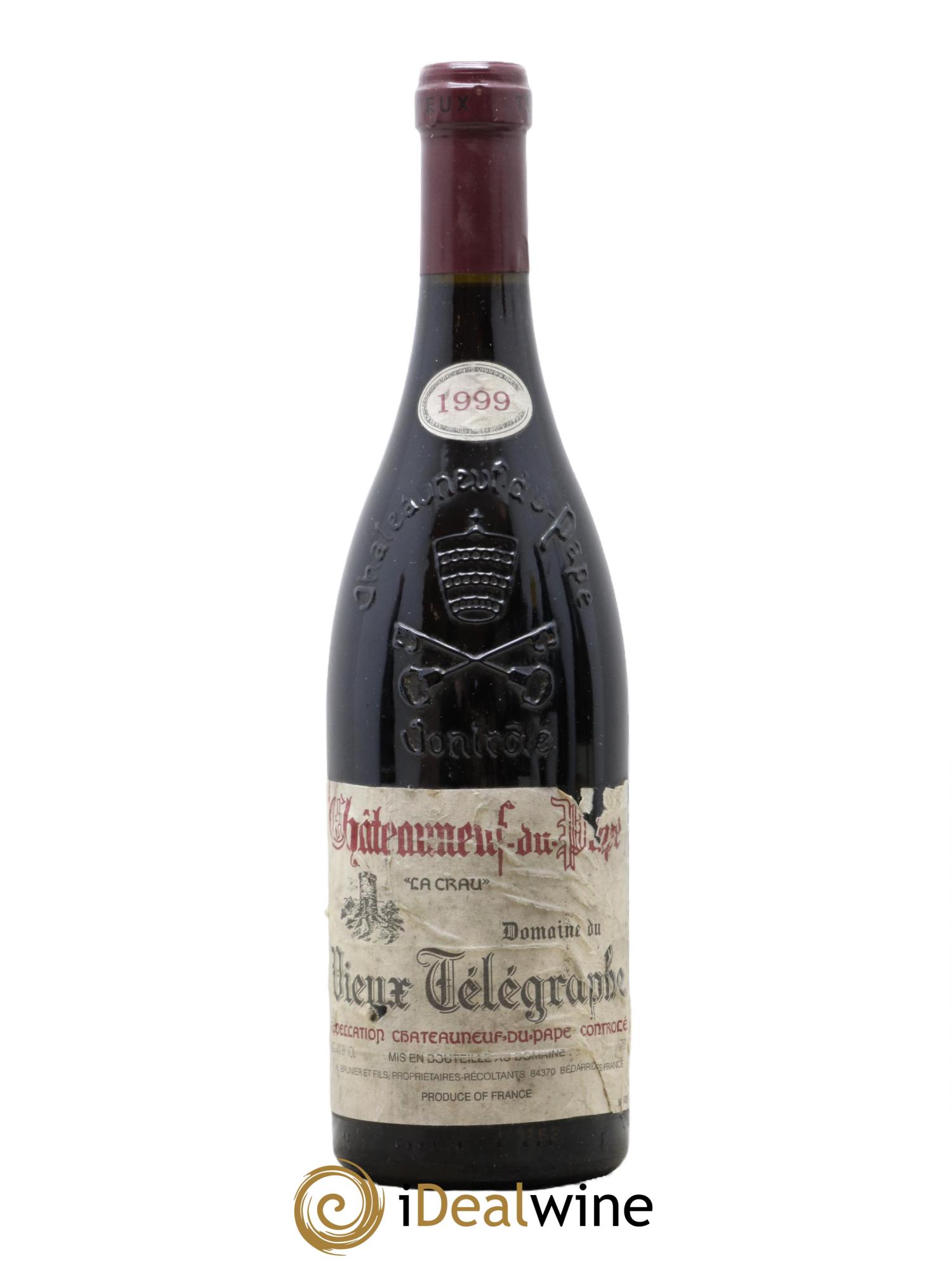 Châteauneuf-du-Pape Vieux Télégraphe (Domaine du) Vignobles Brunier 1999 - Lotto di 1 bottiglia - 0