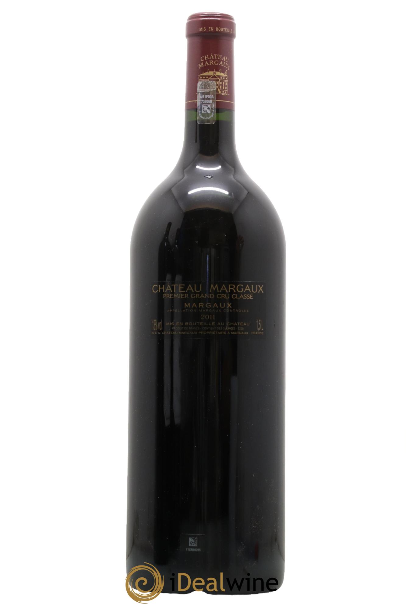 Château Margaux 1er Grand Cru Classé 2011 - Lot de 1 magnum - 1