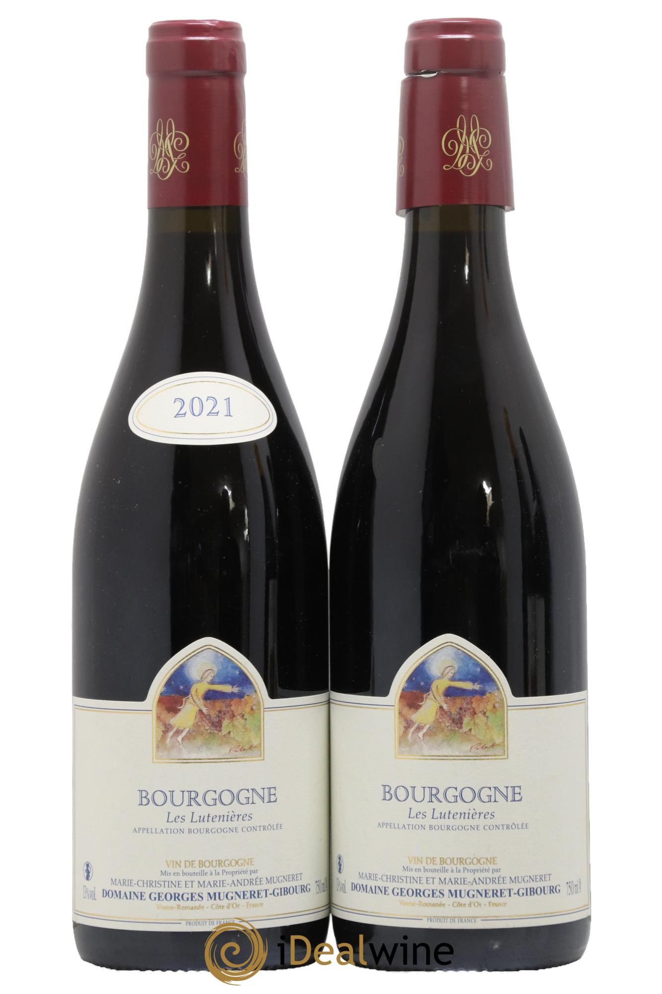 Bourgogne Les Lutenières Mugneret-Gibourg (Domaine) 2021 - Lot de 2 bouteilles - 0