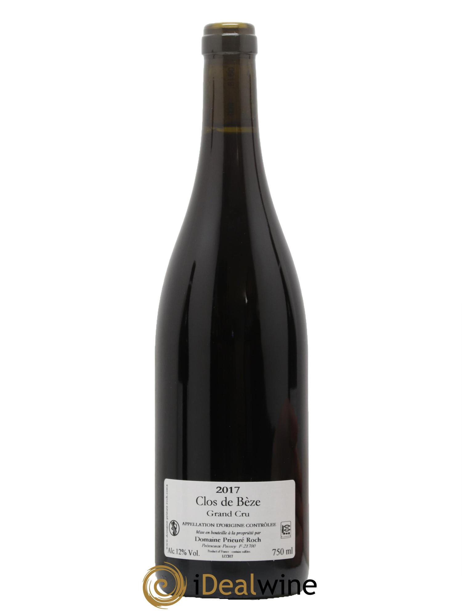 Chambertin Clos de Bèze Grand Cru Prieuré Roch 2017 - Posten von 1 Flasche - 1