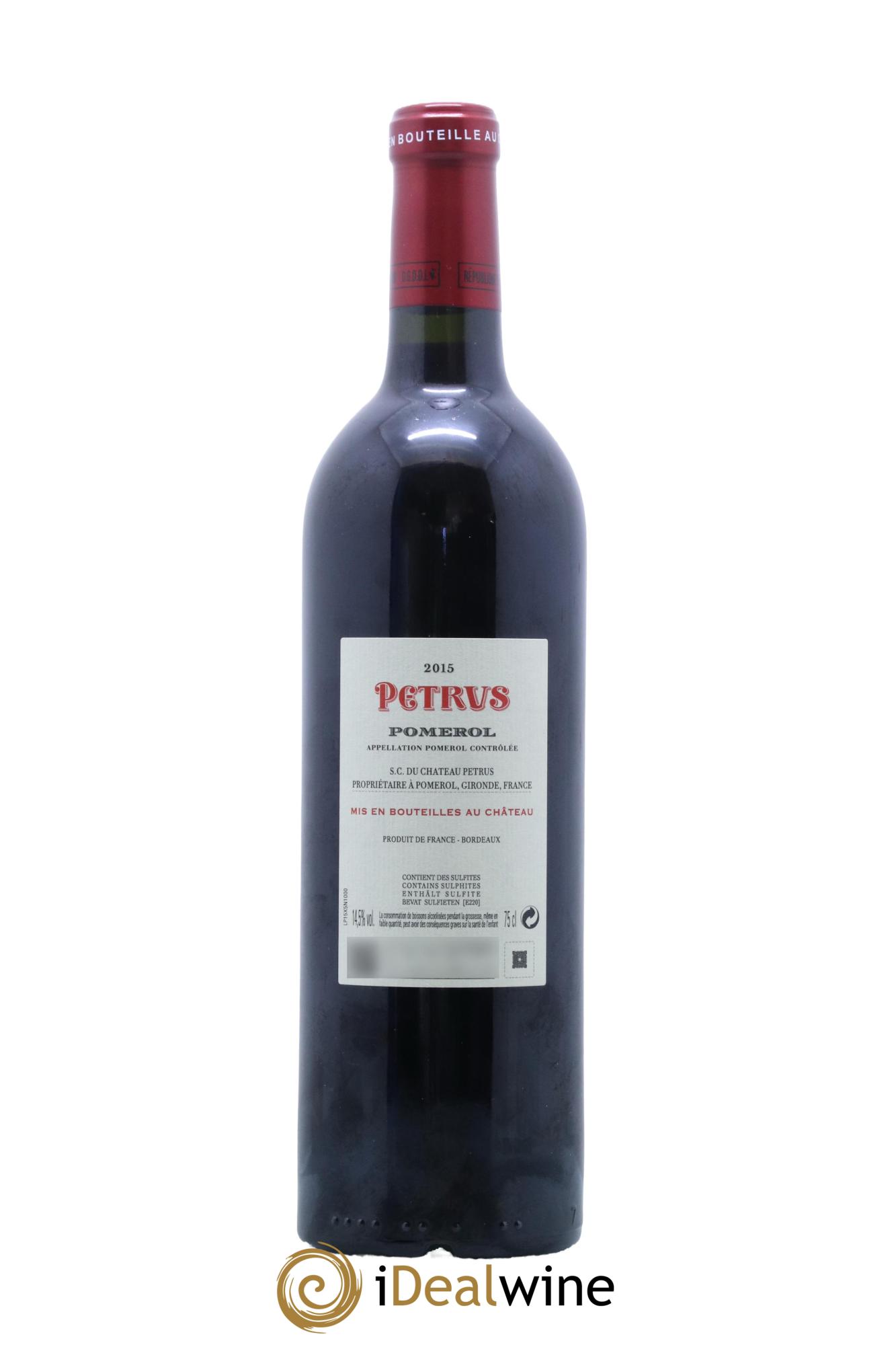 Petrus 2015 - Lotto di 1 bottiglia - 1