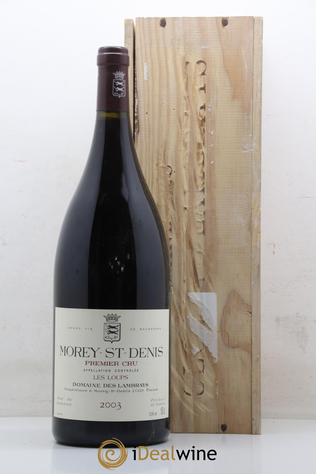 Morey Saint-Denis 1er Cru Les Loups Domaine des Lambrays 2003 - Lot of 1 magnum - 2